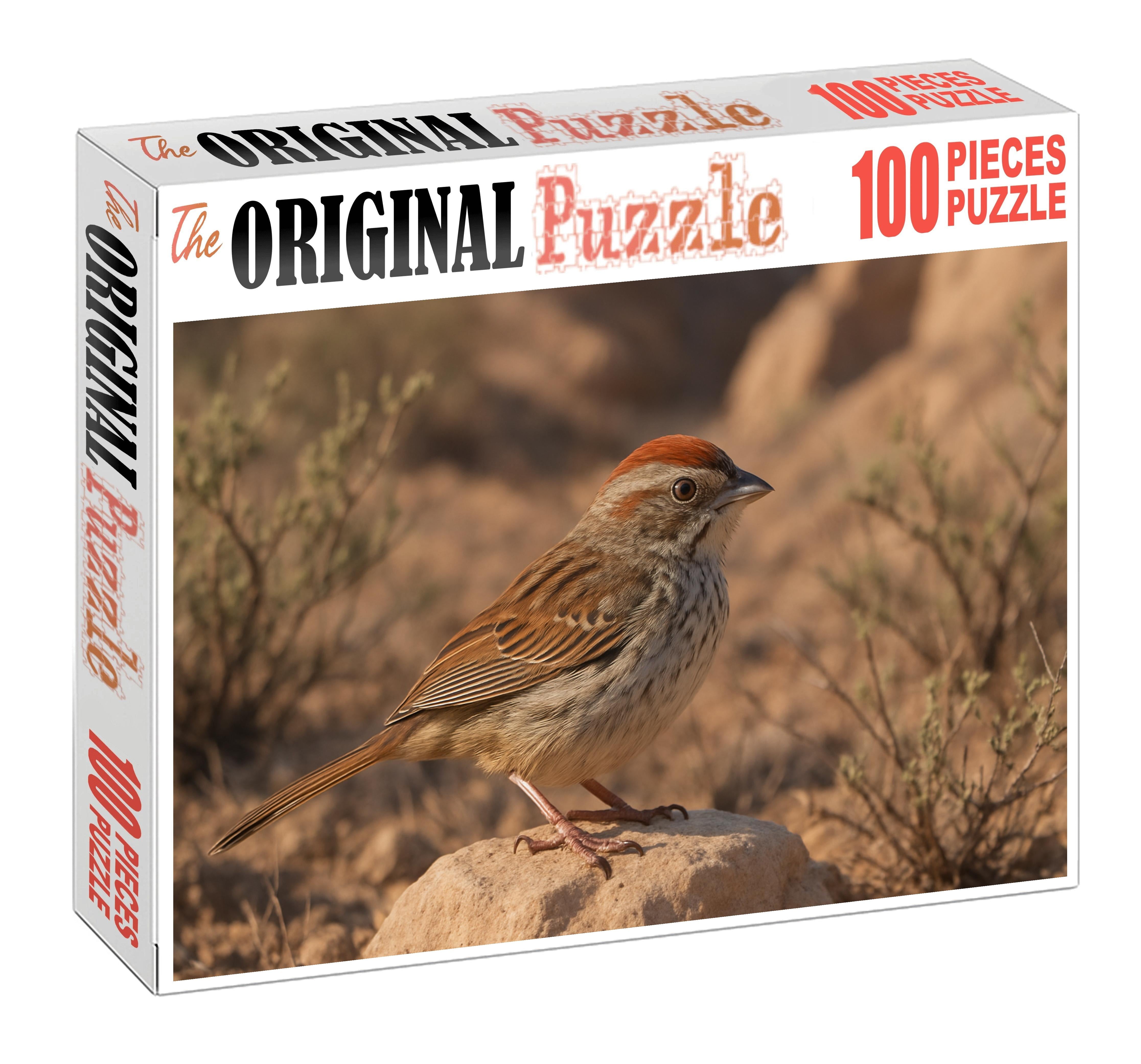 Rufous-crowned Sparrow Secretive Canyon Dweller Puzzle Fun