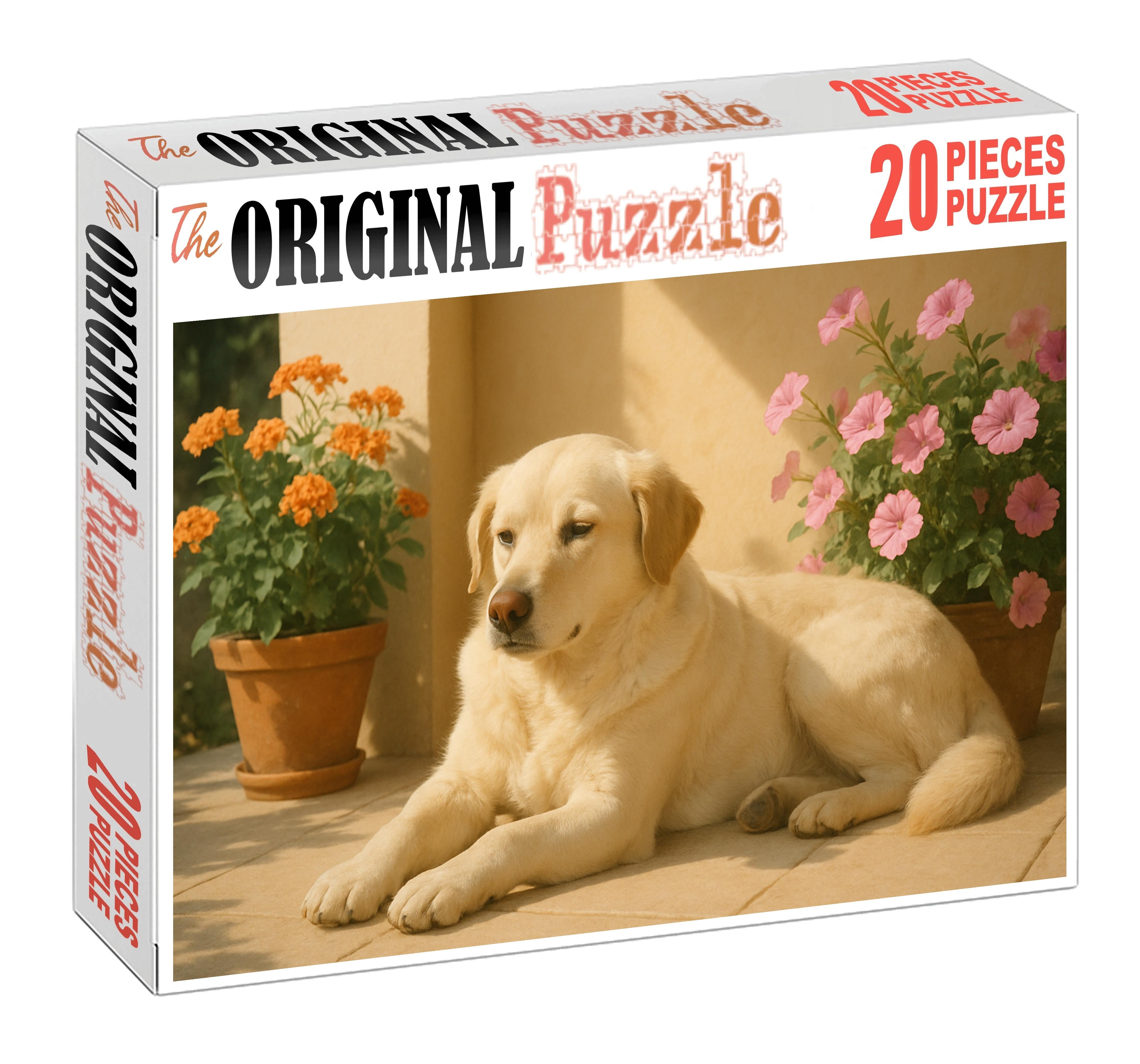 Ivory Glow Cream-colored Companion With Gentle Temperament Puzzle For Kids