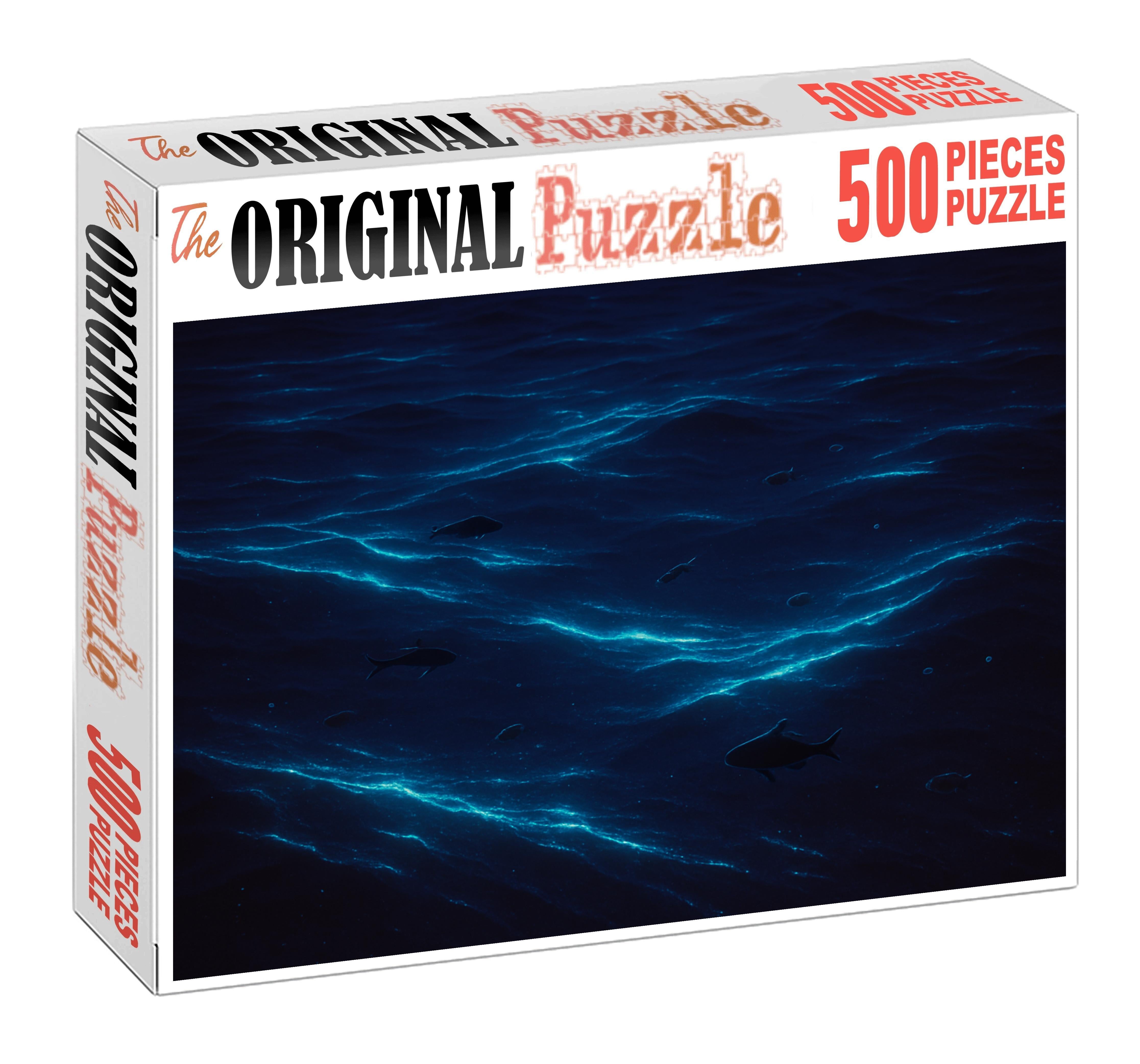 Bioluminescent Night Drift 1000 Piece Puzzle