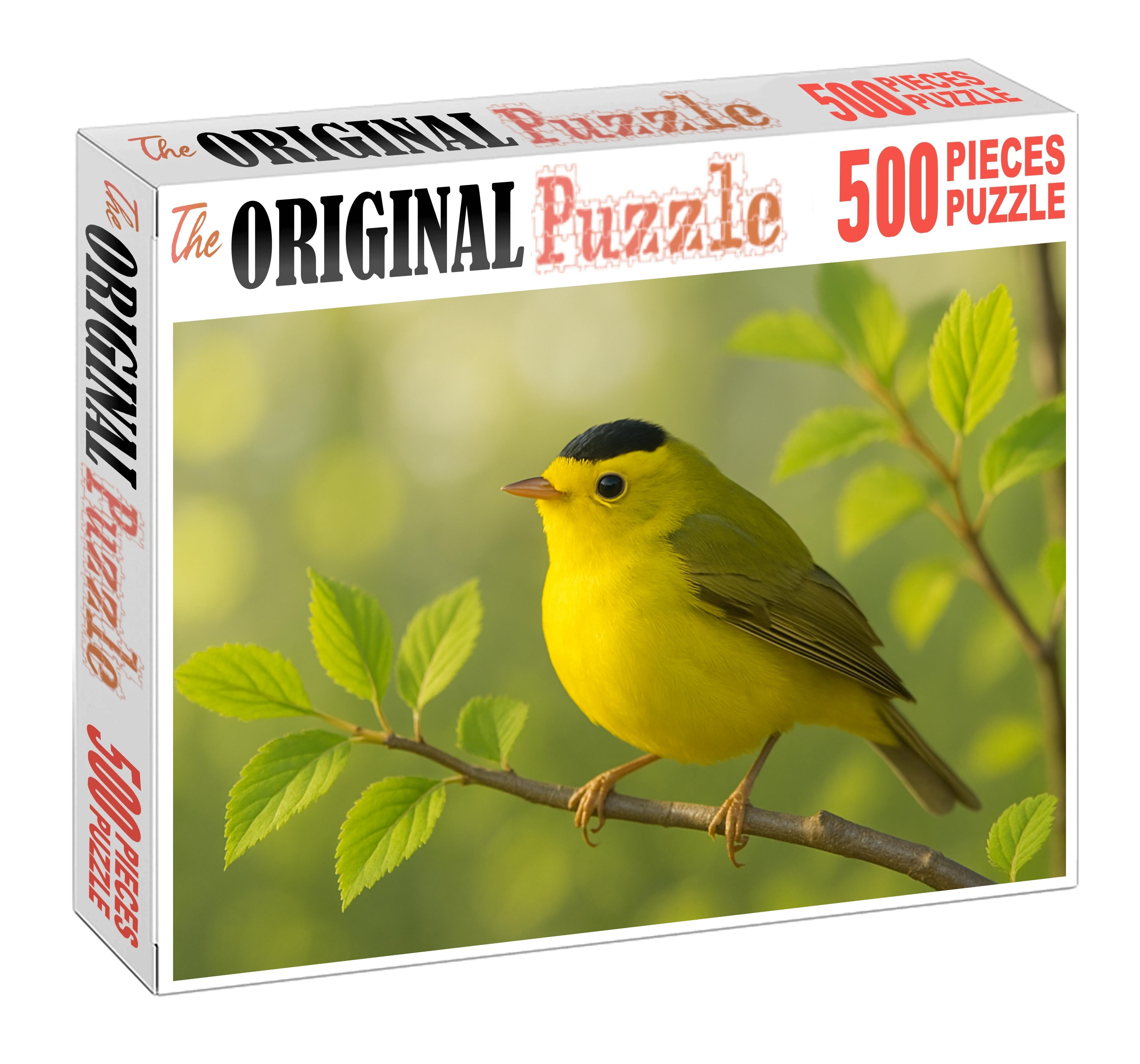 Wilsons Warbler Little Flash Of Yellow Puzzle Fun