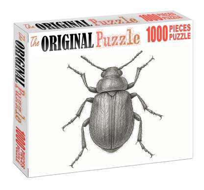 Intricate Insect Anatomy Study Technical Pen Drawing With Fine Detailing Large Format Puzzle