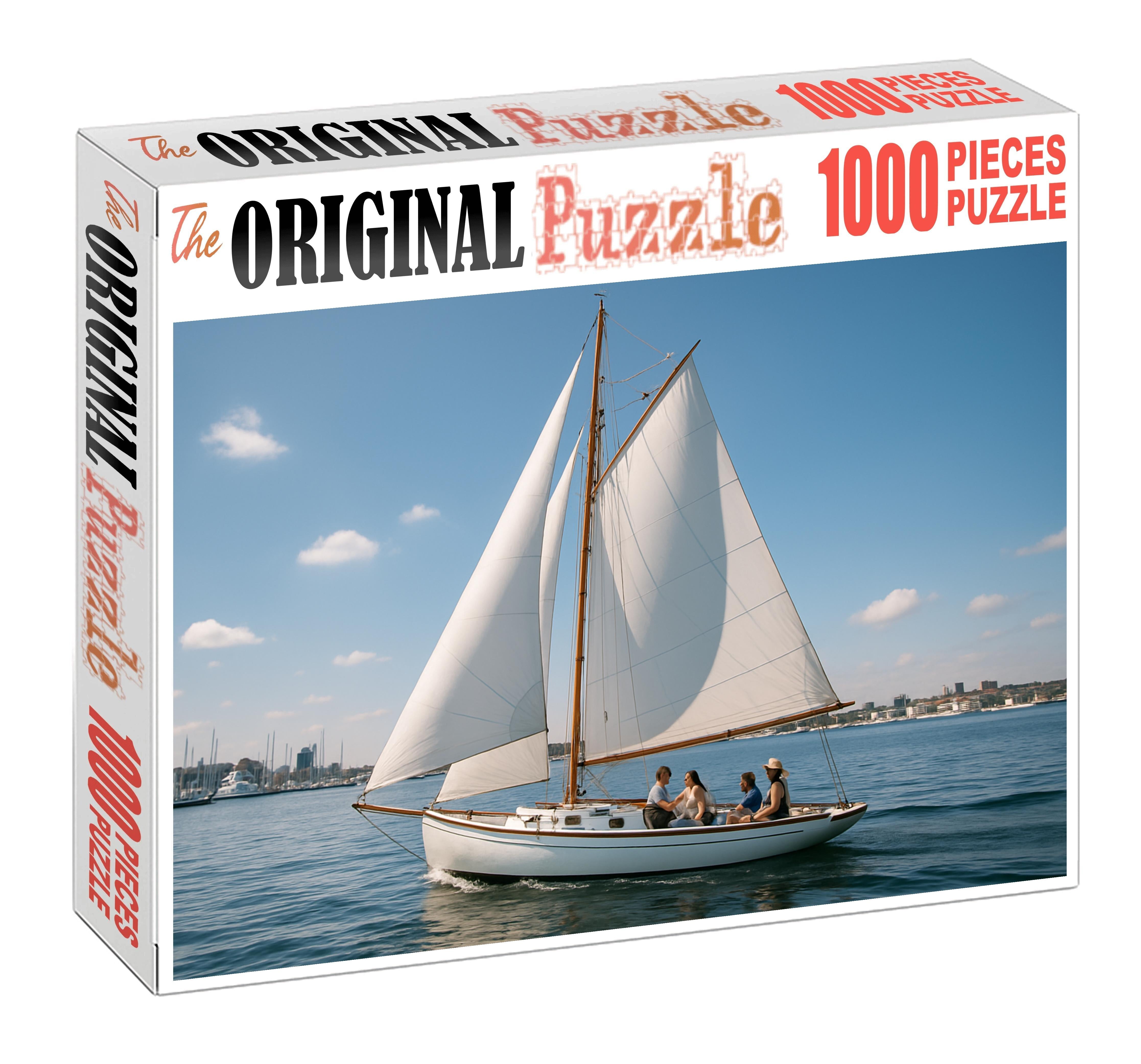 Wind-powered Sailing Taxi Puzzle For Kids