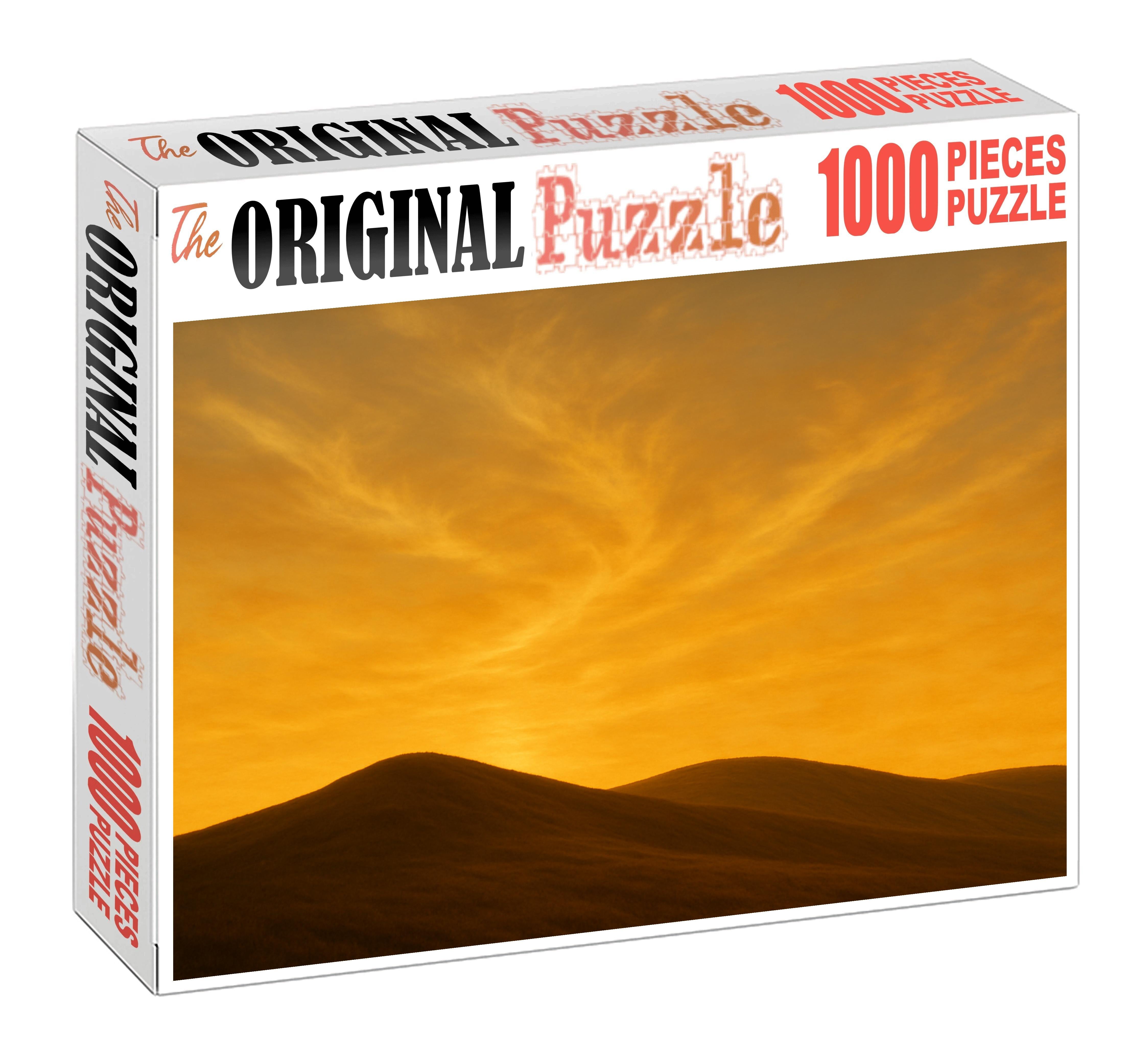 Golden Hour Ridge Line 200 Piece Puzzle
