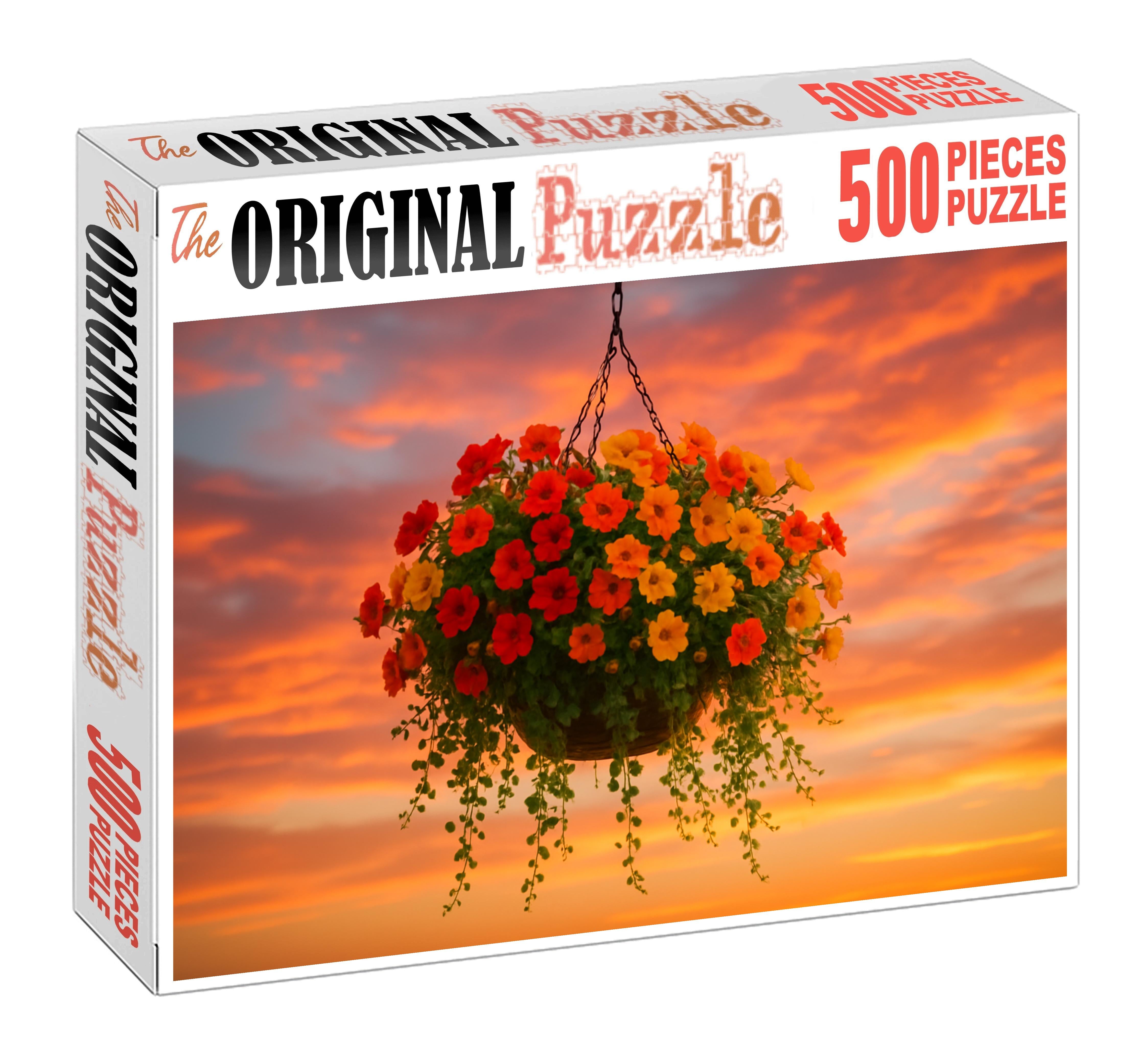 Sunset Glow Hanging Basket Challenging Puzzles