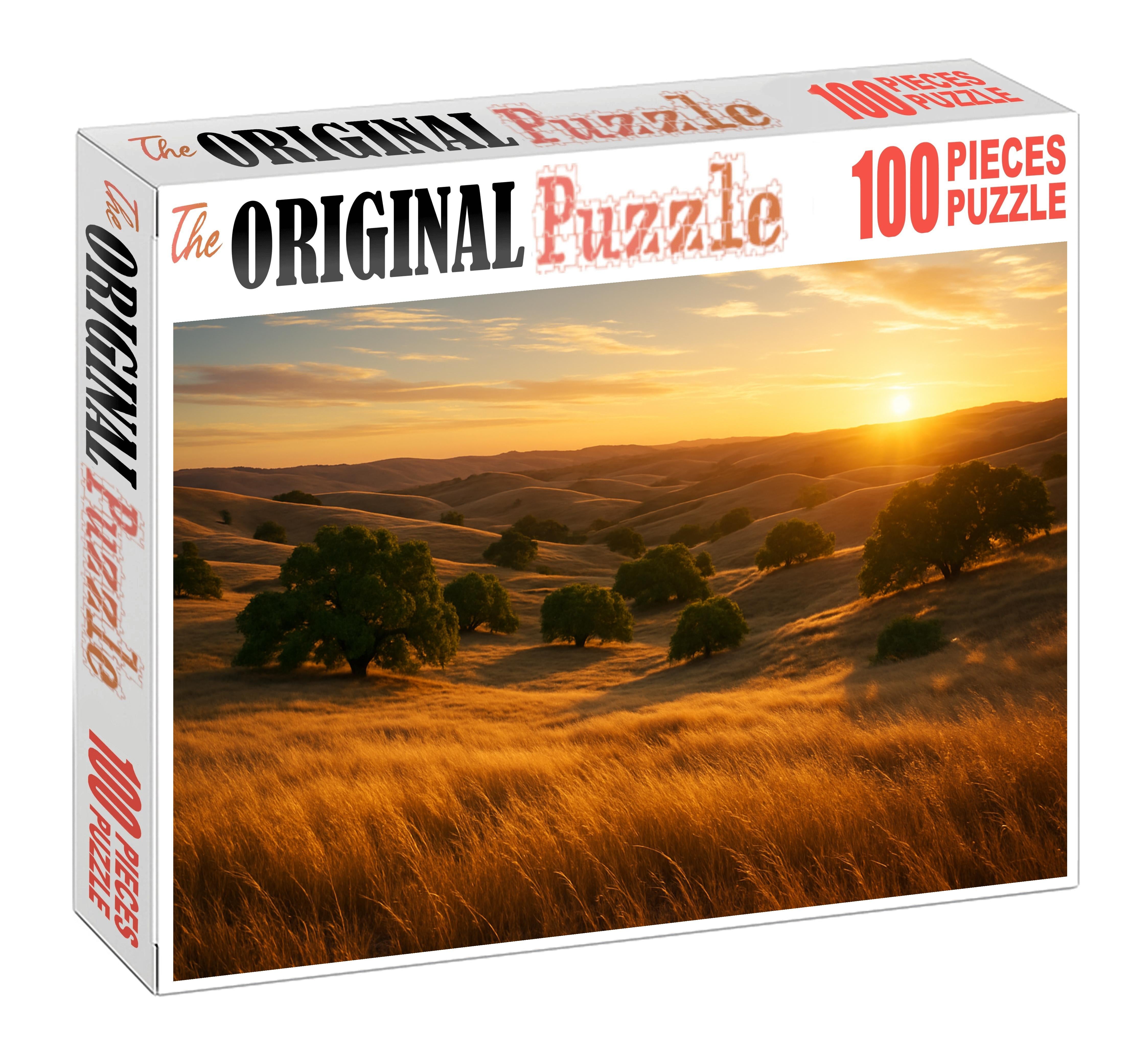Golden Savannah Prairie 200 Piece Puzzle