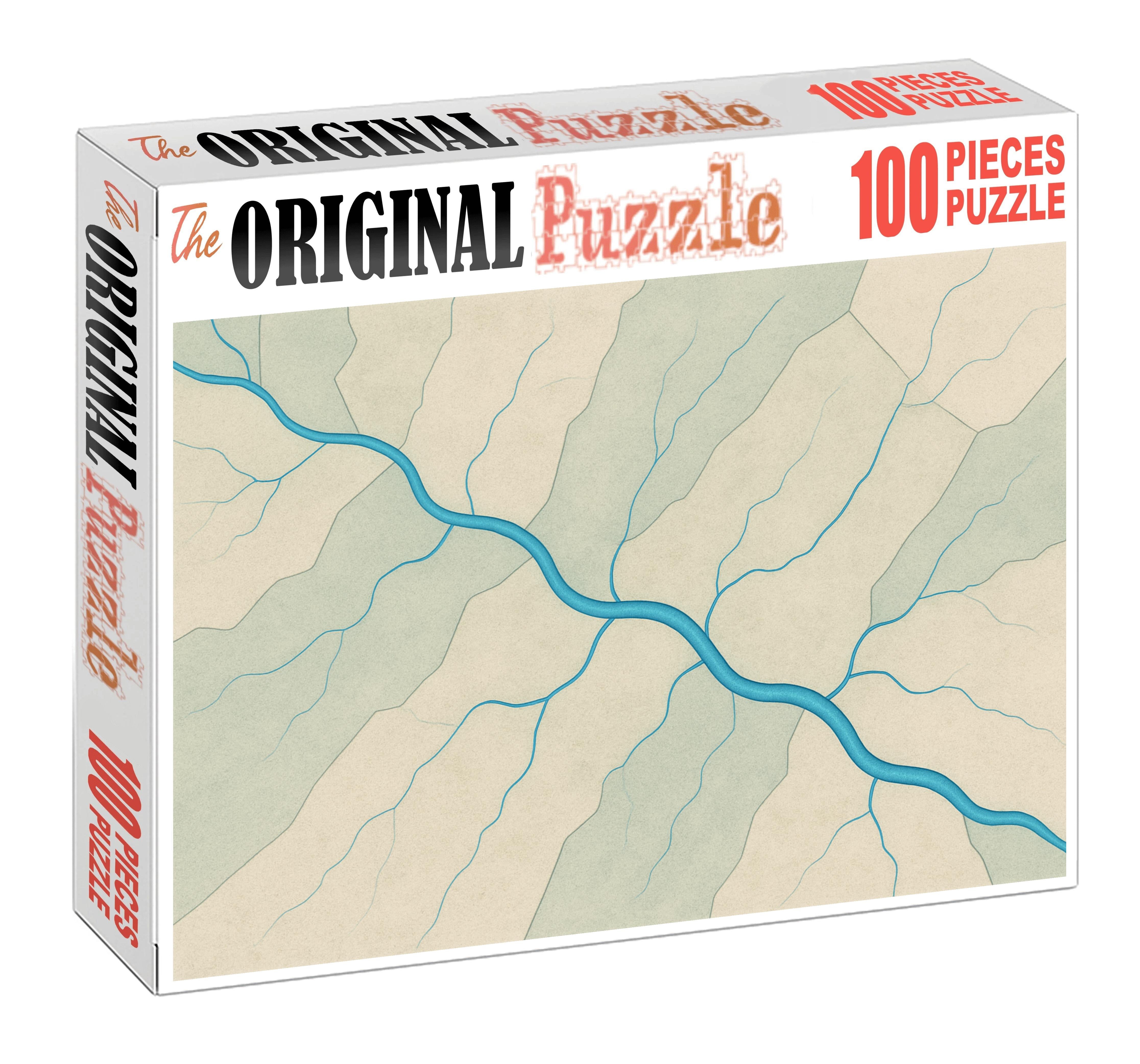 Rivers And Watershed Schematic 500 Piece Puzzle