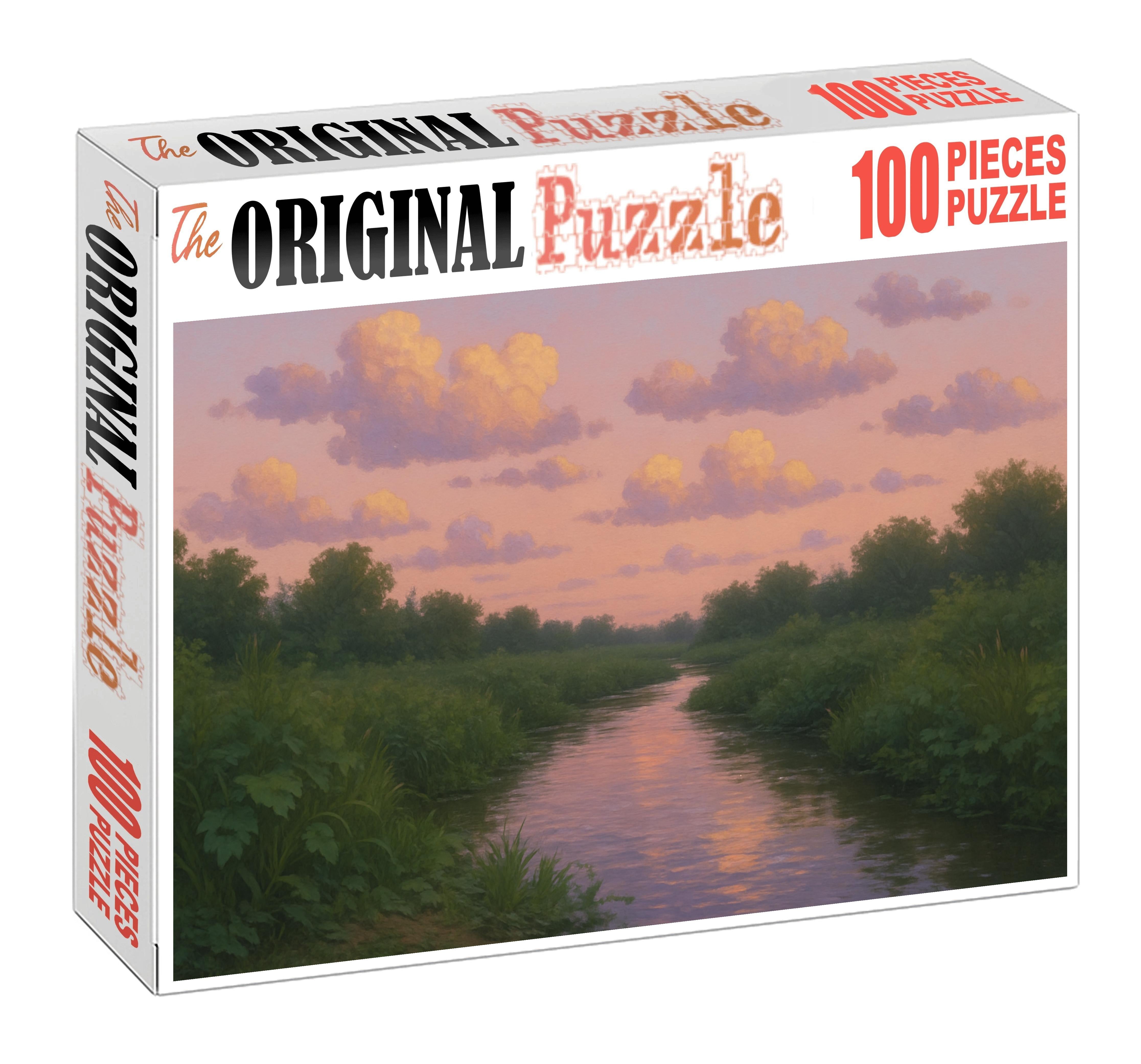Blush Horizon Stream 100 Piece Puzzle
