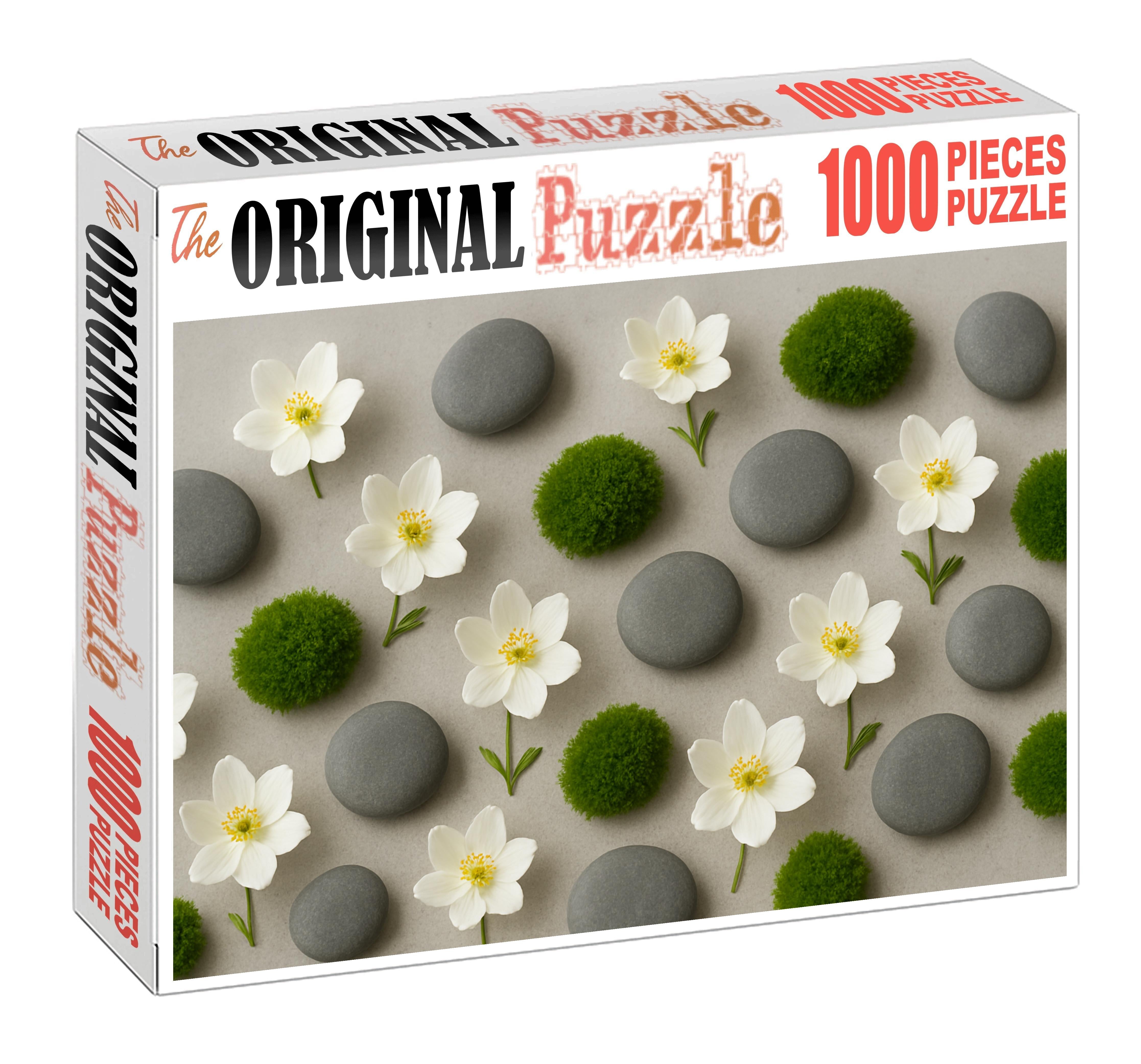 Serene White Zen Garden Family Puzzles