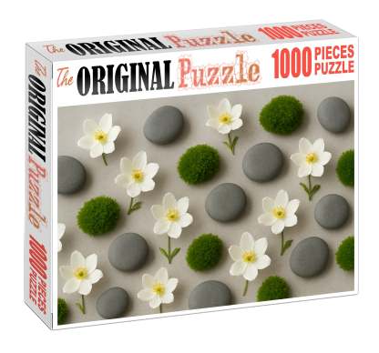 Serene White Zen Garden Family Puzzles