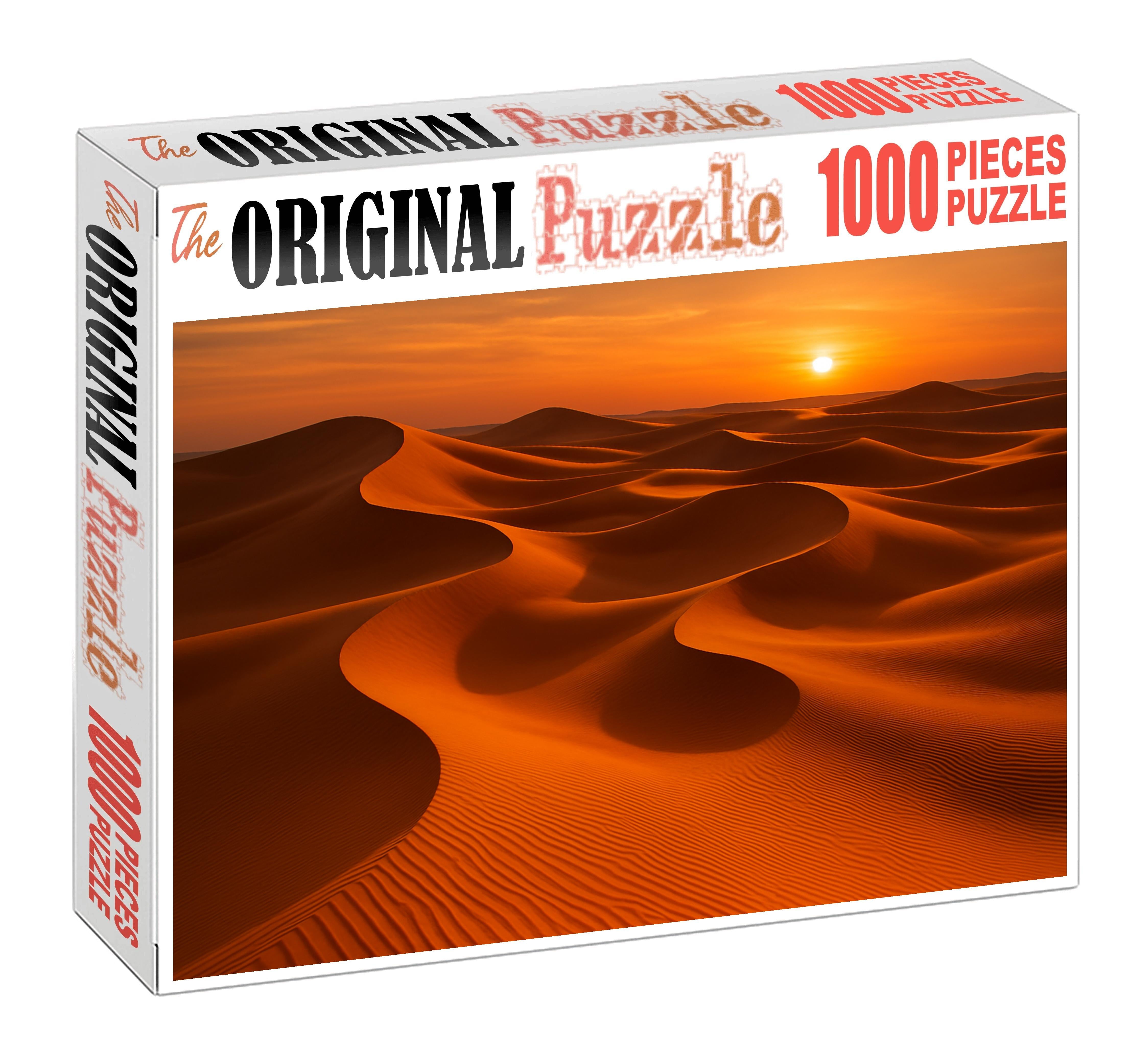 Sunset Dune Crescents 1000 Piece Puzzle