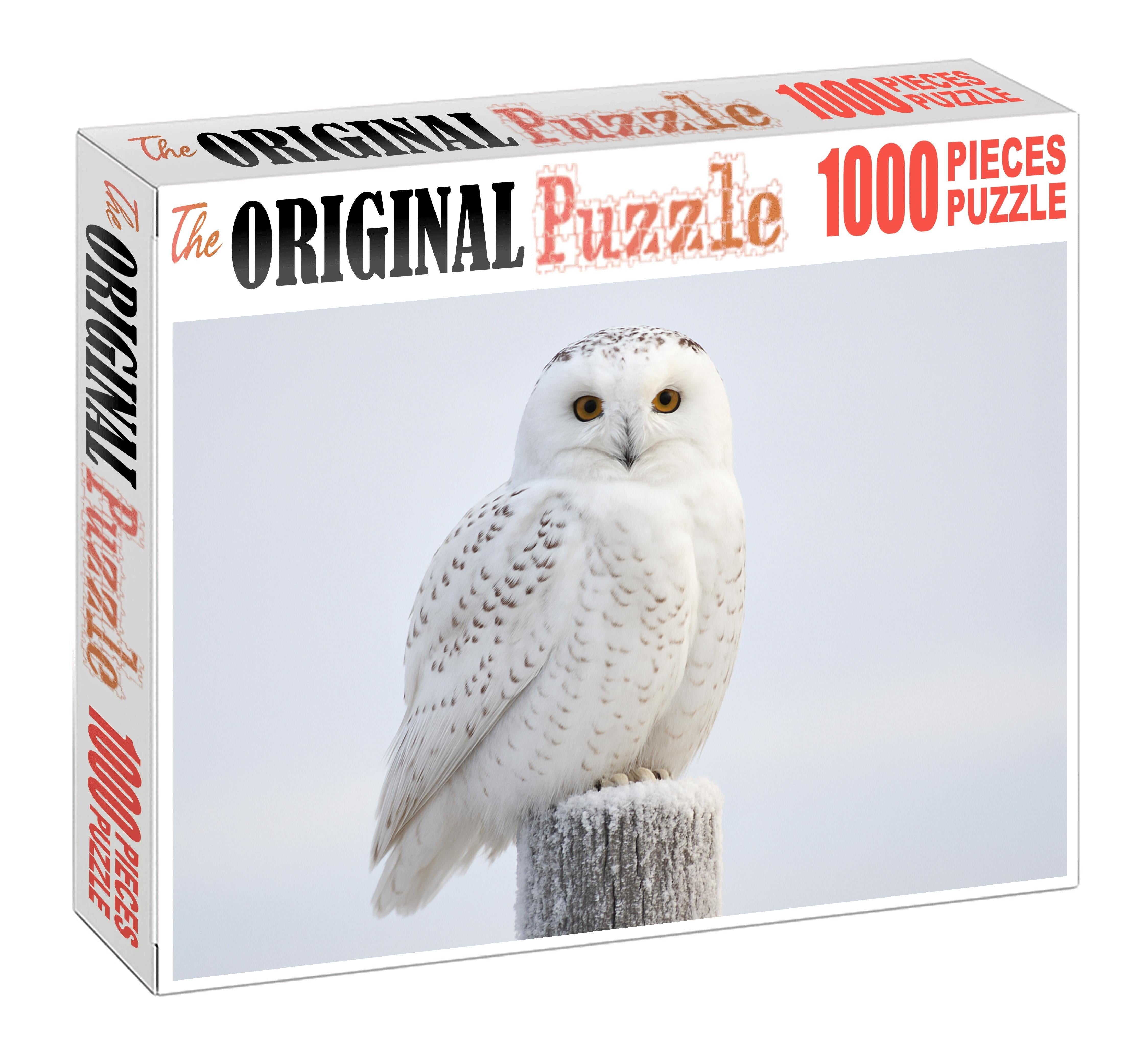 Snowy Owl The Arctic Sentinel Large Format Puzzle