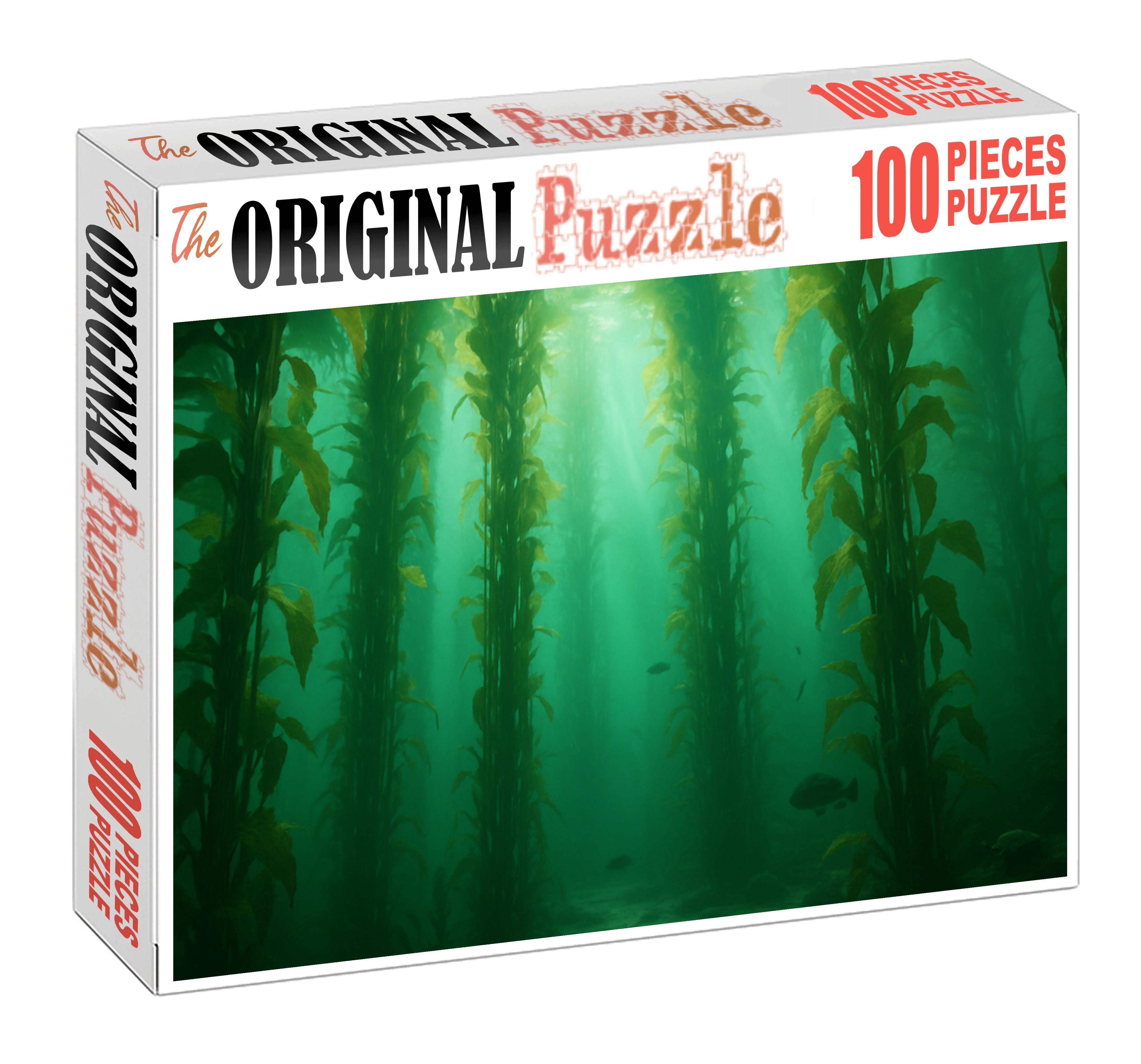 Silent Kelp Maze Towering Forests In Cool Subsurface Currents 200 Piece Puzzle