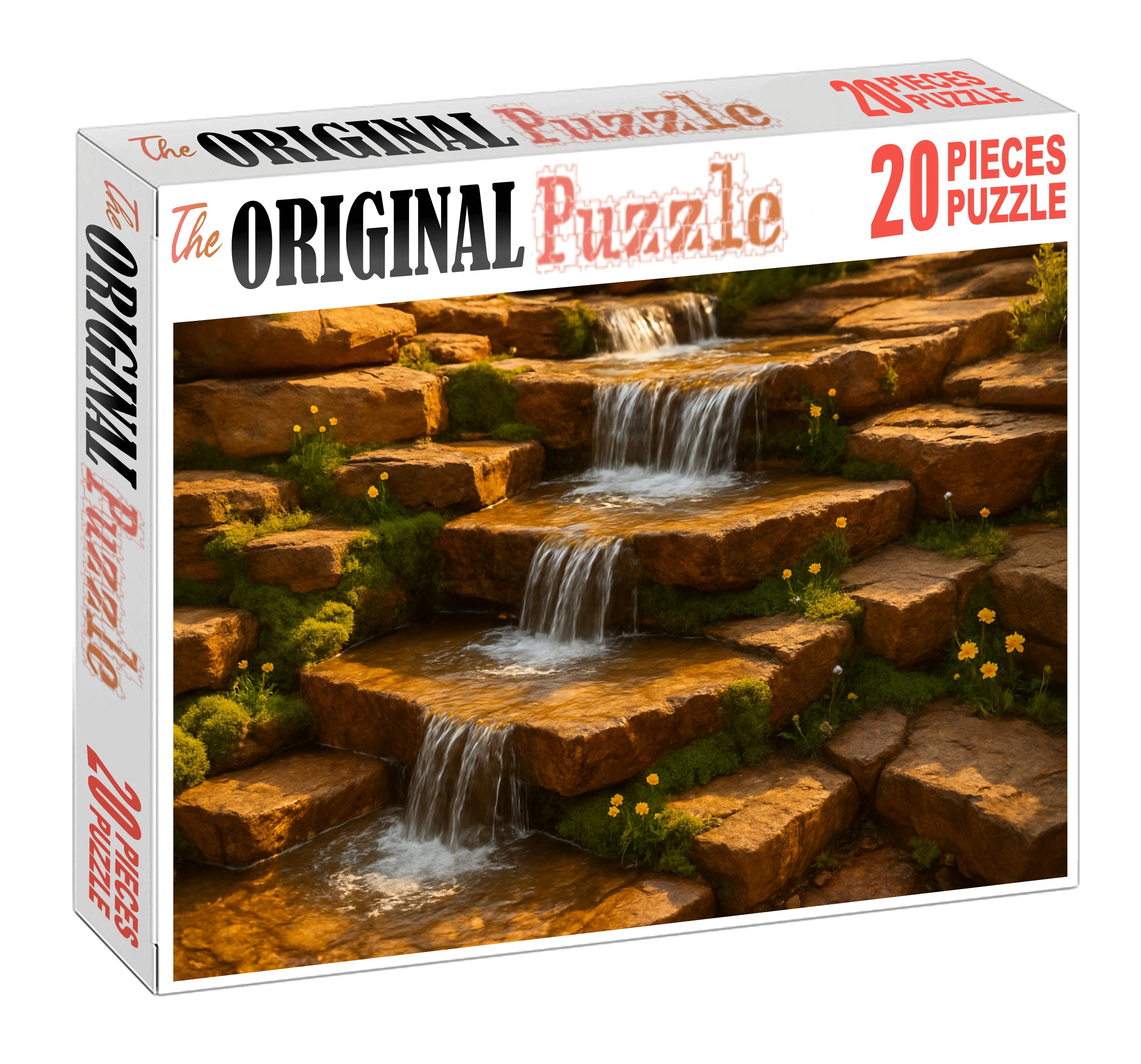 Amberstone Step Cascade Premium Puzzle Pieces