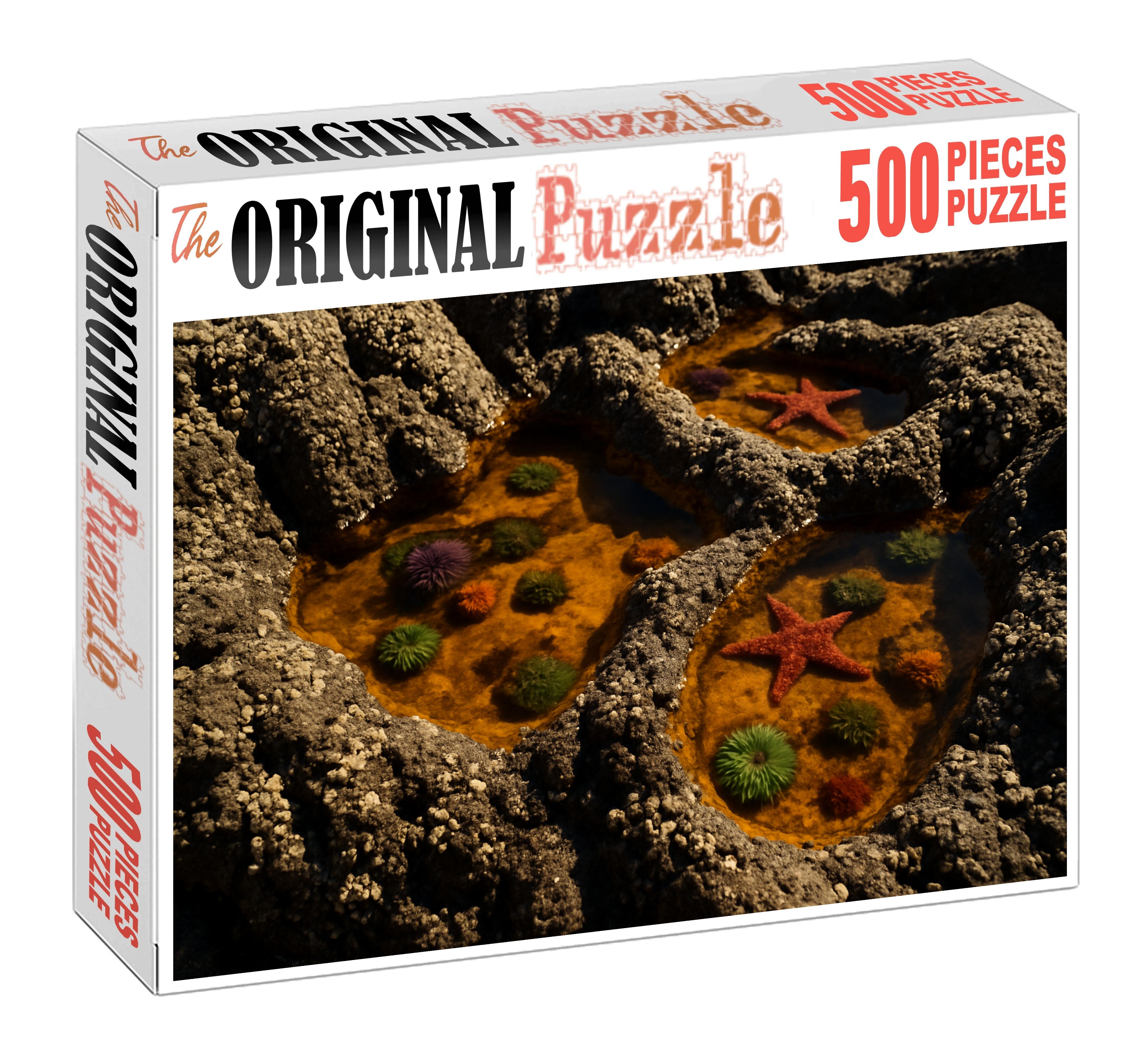 Amber Tide Pool Labyrinth 100 Piece Puzzle