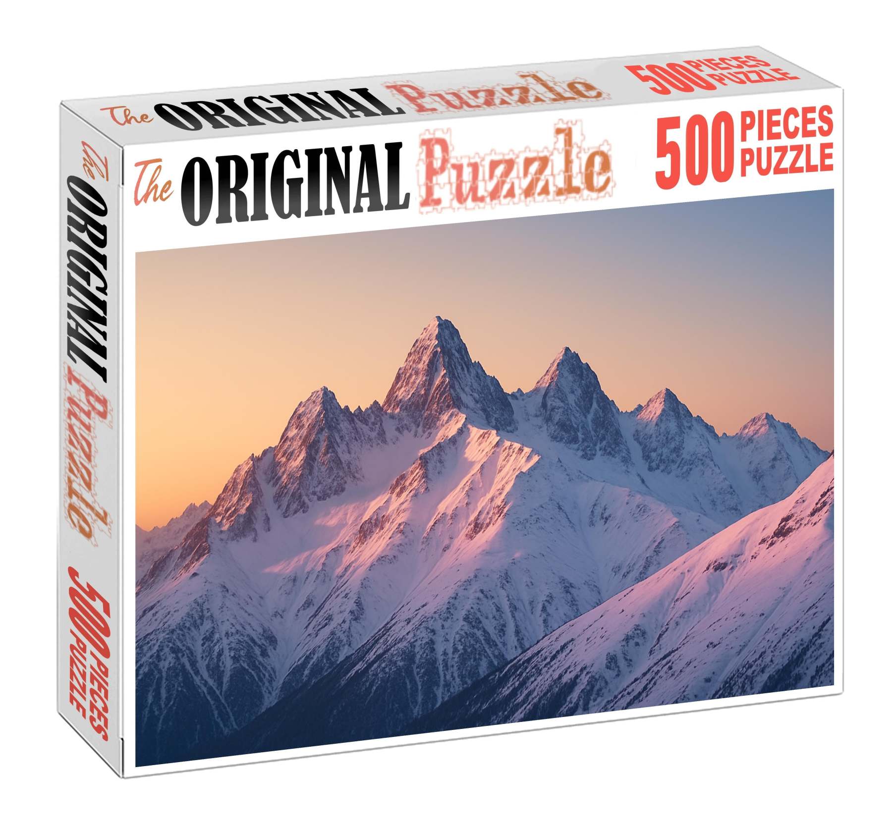 Snow-capped Ridge At Dawn 20 Piece Puzzle