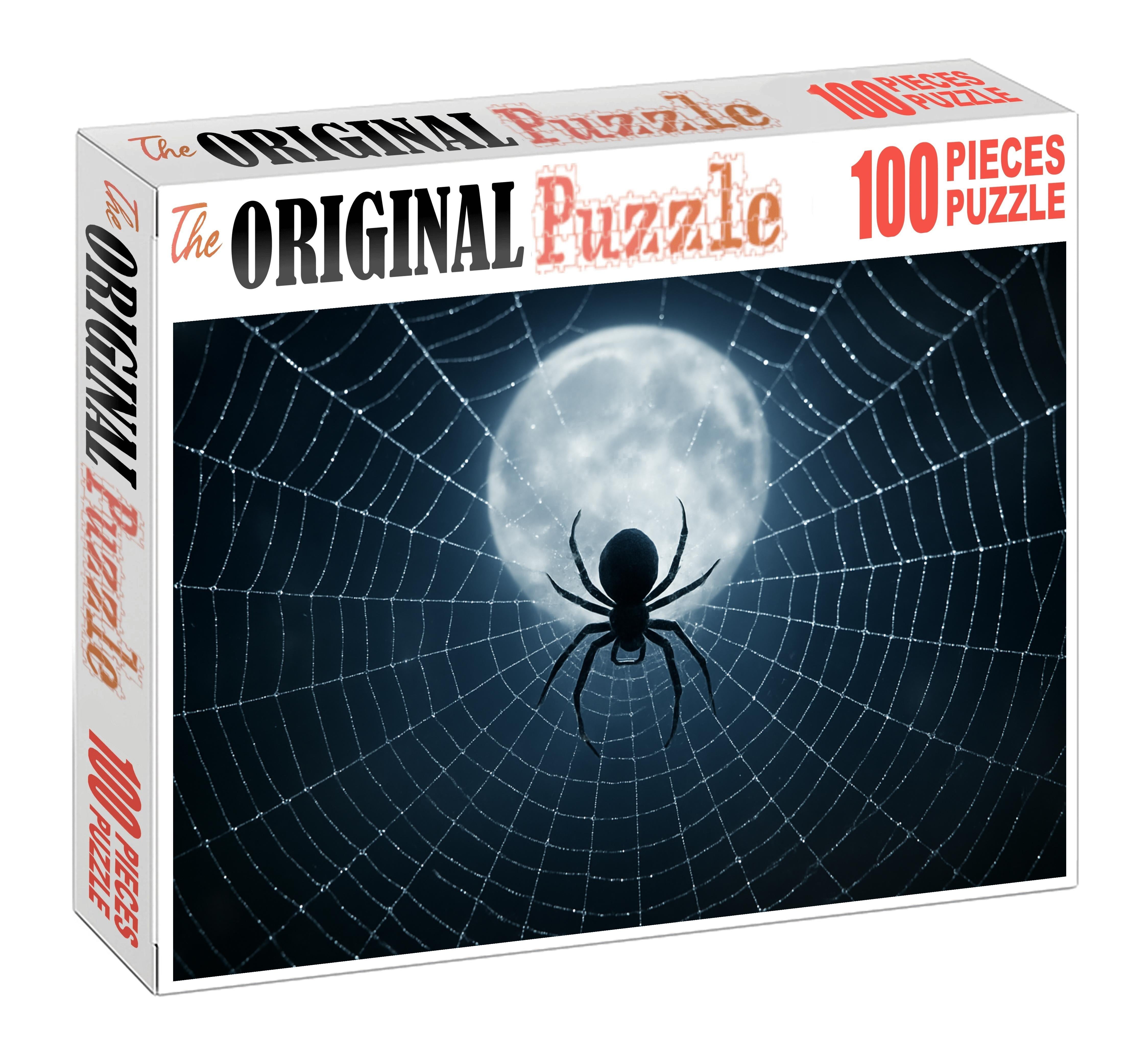 Celestial Velvet Spider Nocturnal Weaver With Iridescent Silk Puzzle Fun