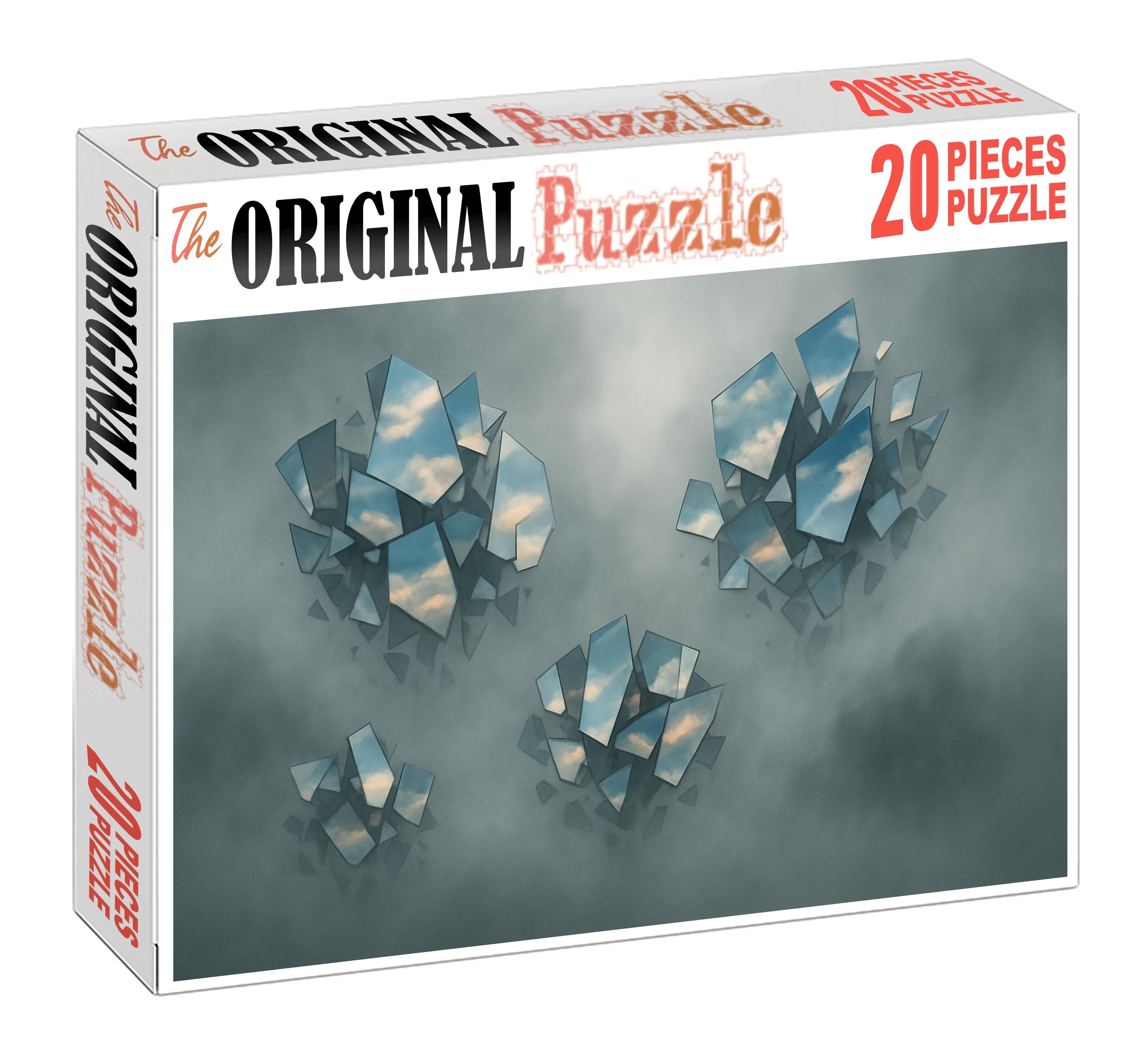 Veil Of Shattered Mirrors Fragmented Realities Suspended In Fog Puzzle Fun