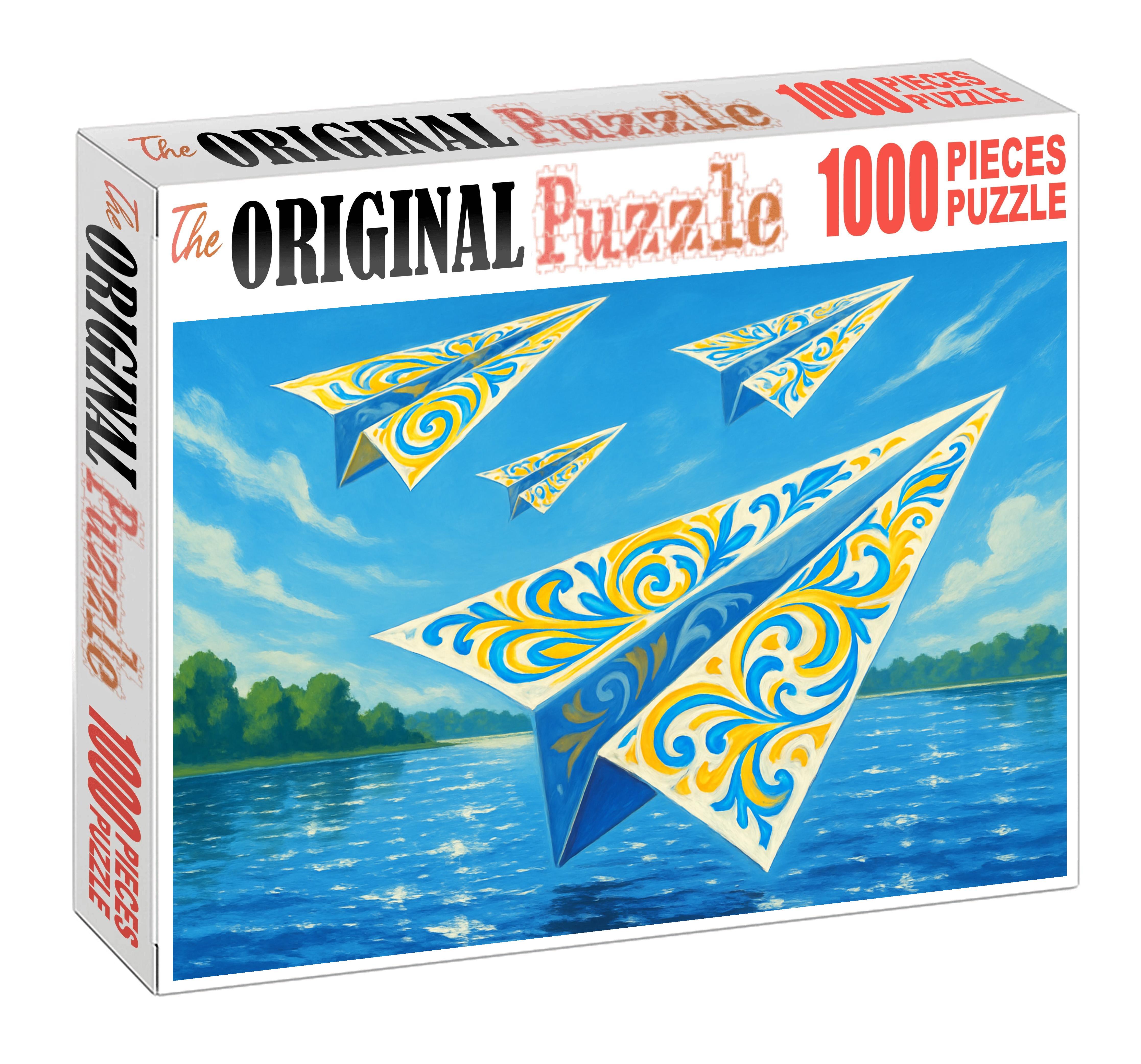 Paper Plane Regatta Large Format Puzzle