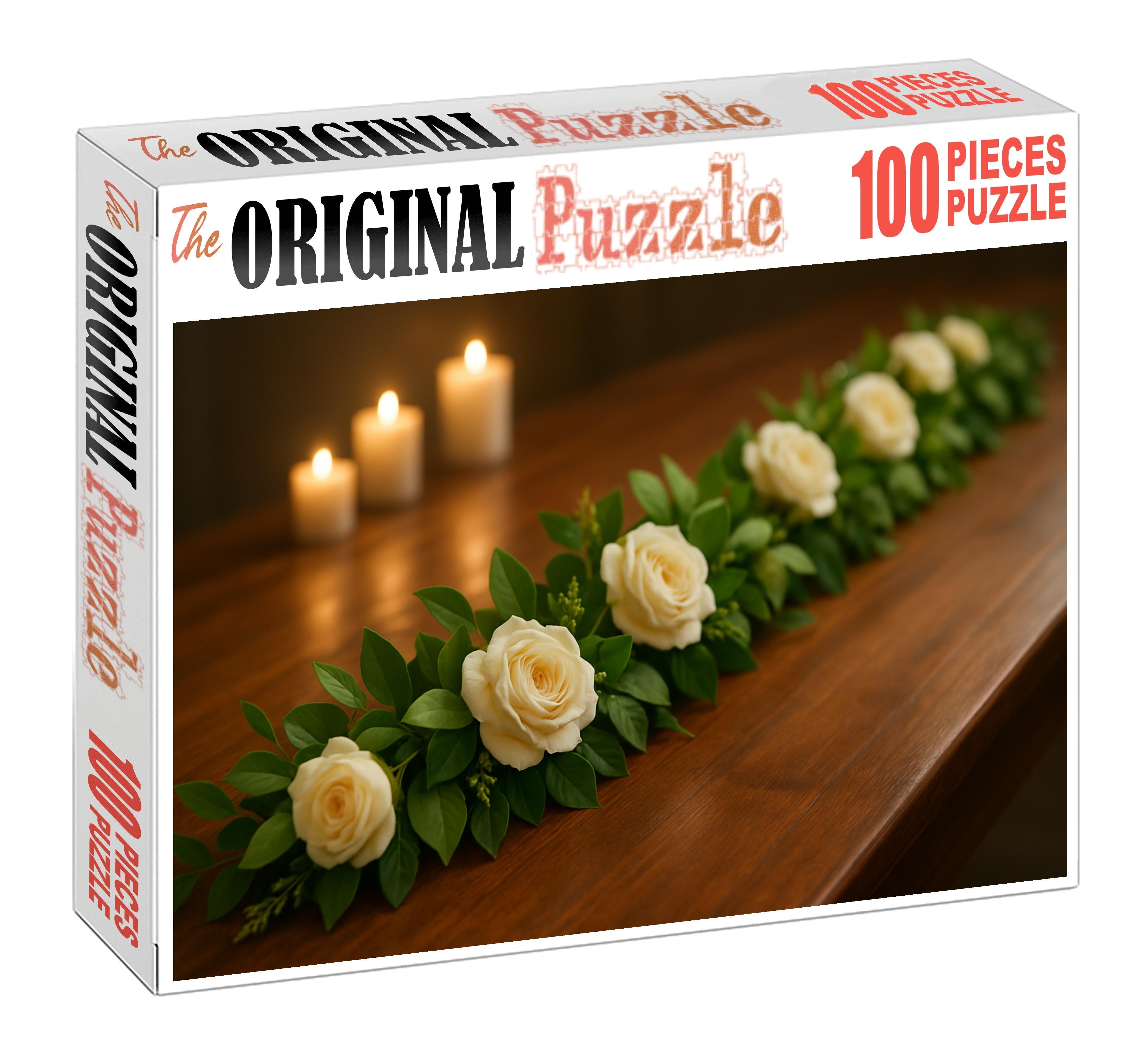Ivory Elegance Table Garland Puzzle Collection