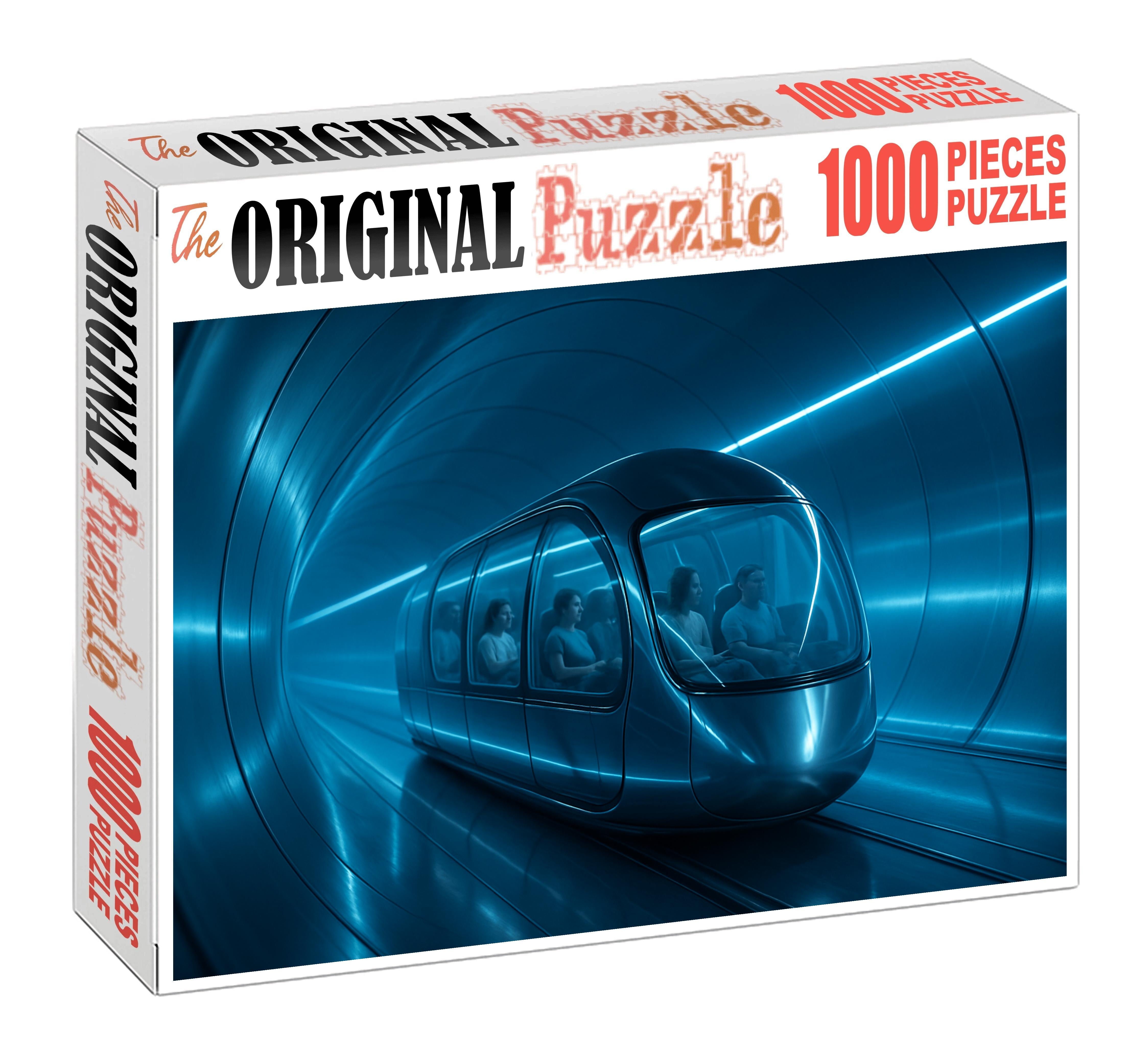Pneumatic Tube Personal Transit Capsule 100 Piece Puzzle