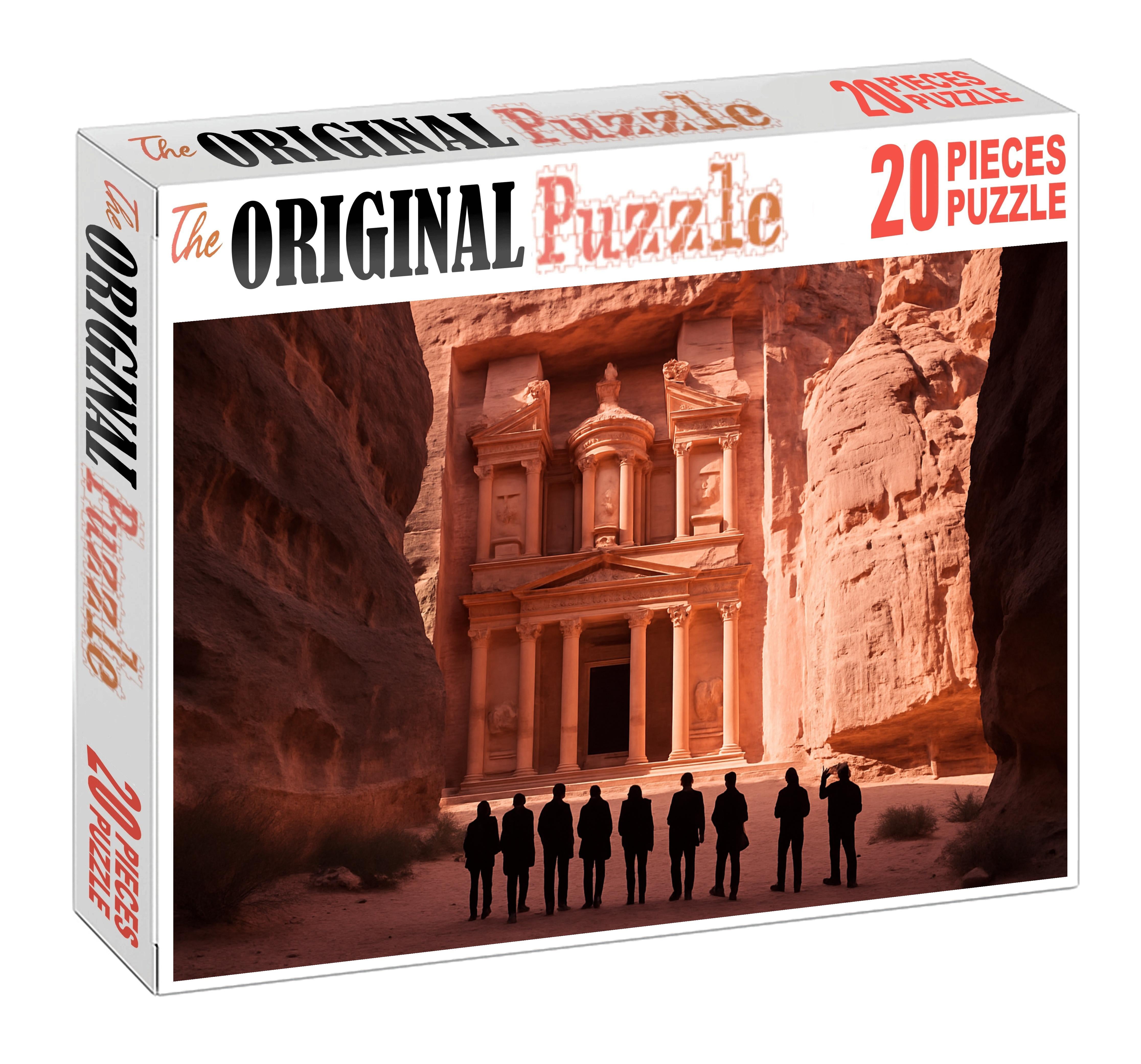 Petra Ma'an Governorate Jordan - Identified By 7005 Globally As The Rose-red City Carved Into Rock Easy Puzzles