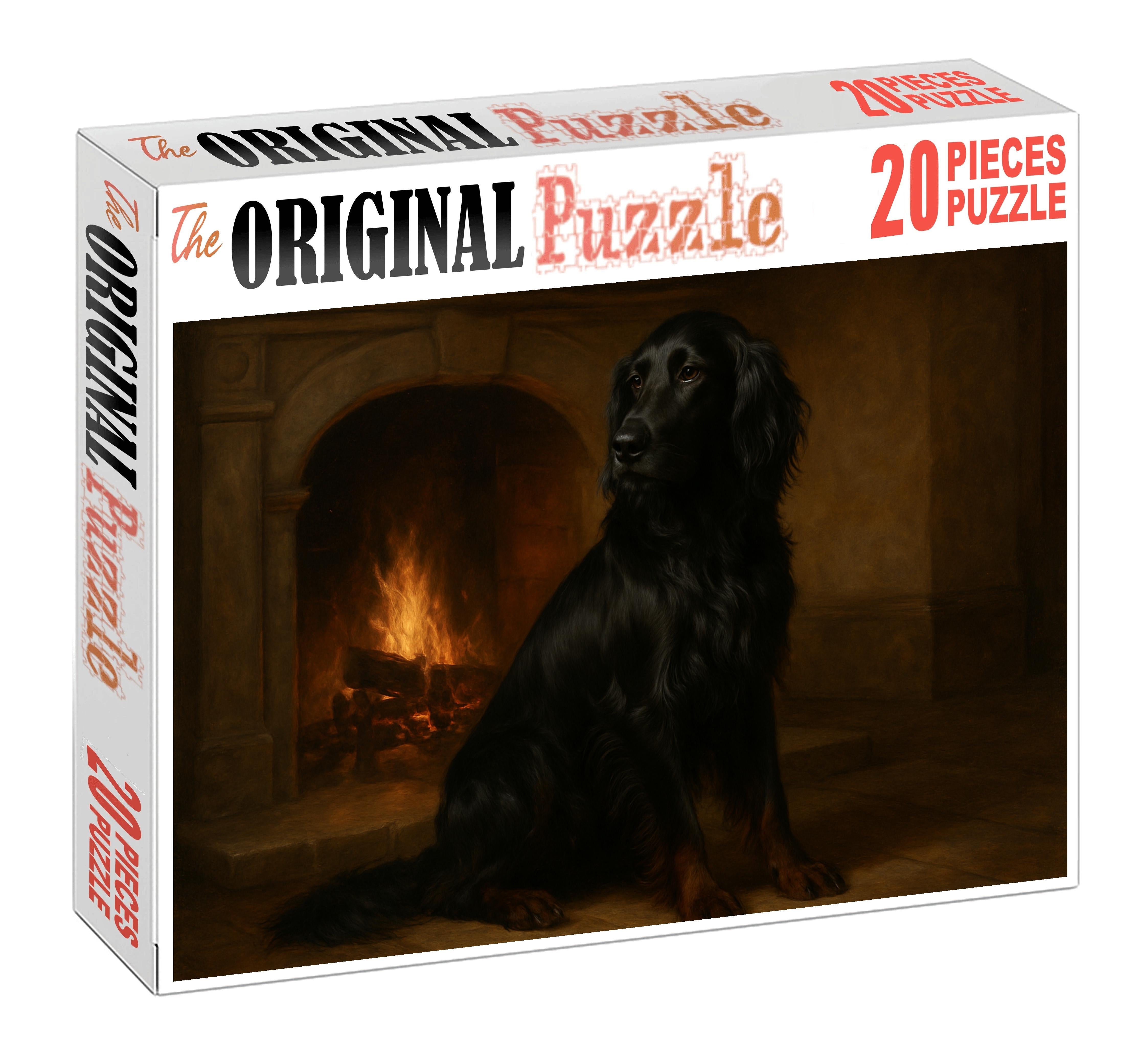Silken Shadow Long-haired Dark Companion With Calm Loyalty Puzzle For Kids