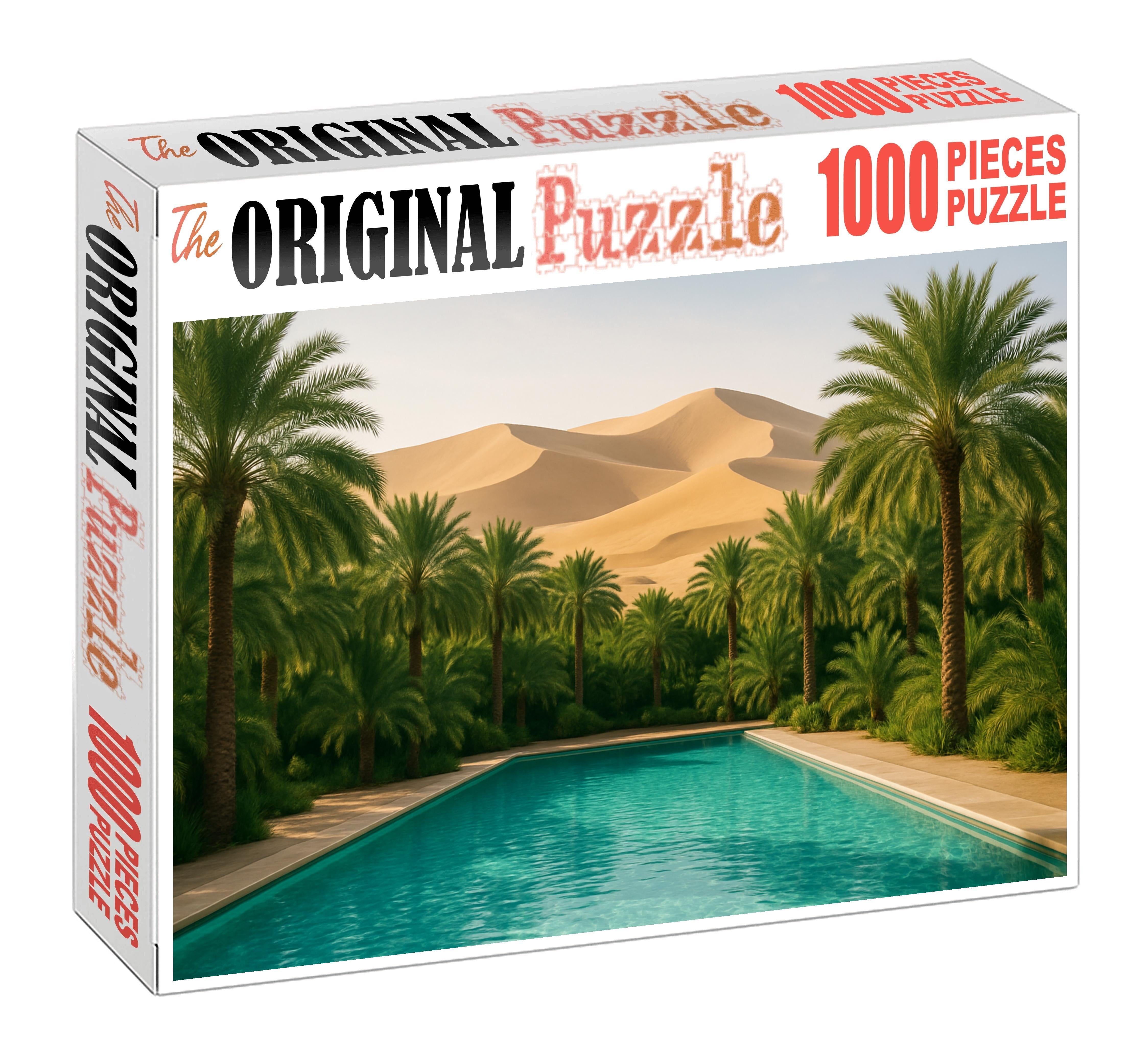 Golden Oasis Glimmer 1000 Piece Puzzle