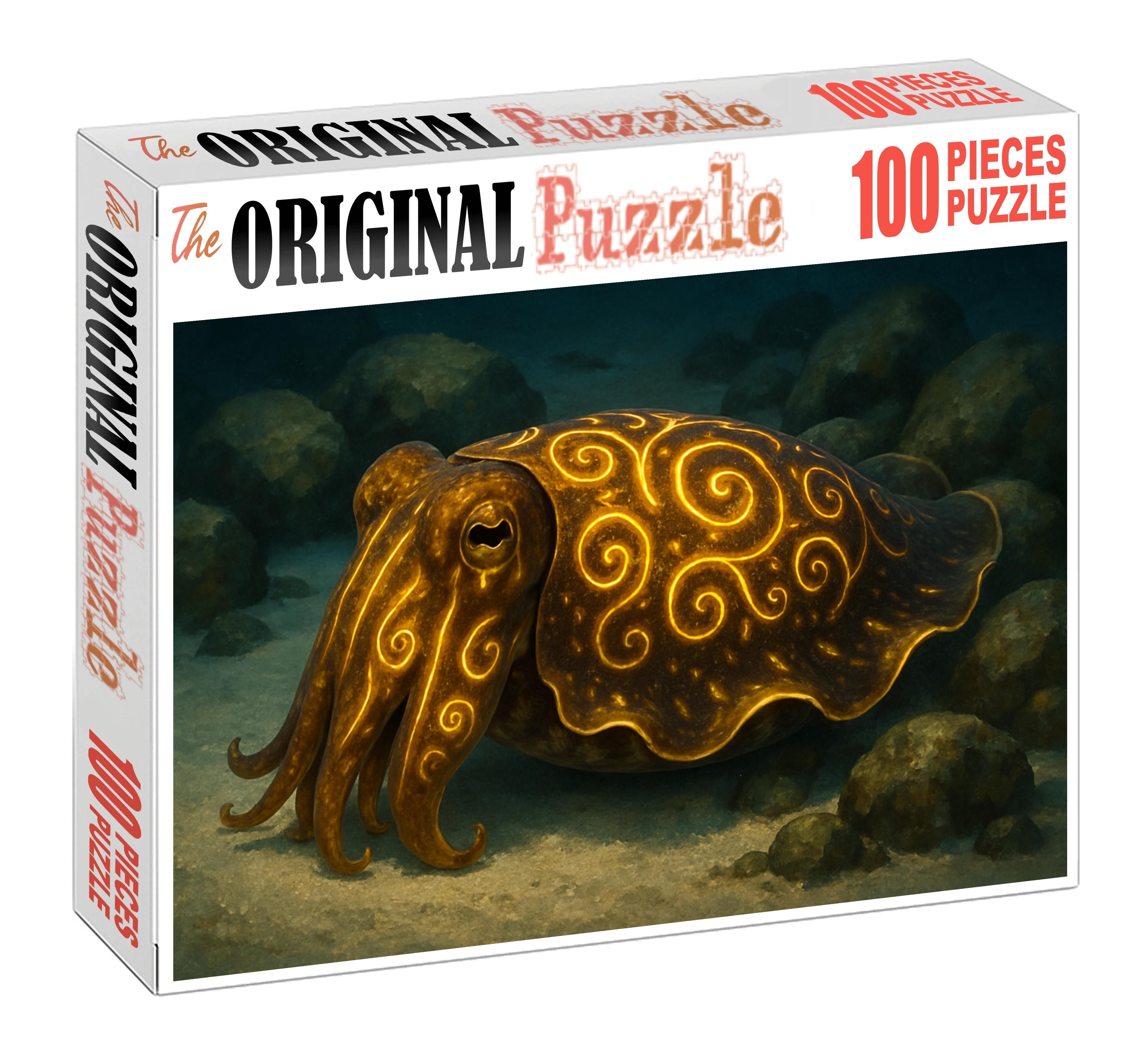 Golden Spiral Cuttlefish Camouflage Master With Swirling Mantle Patterns Easy Puzzles