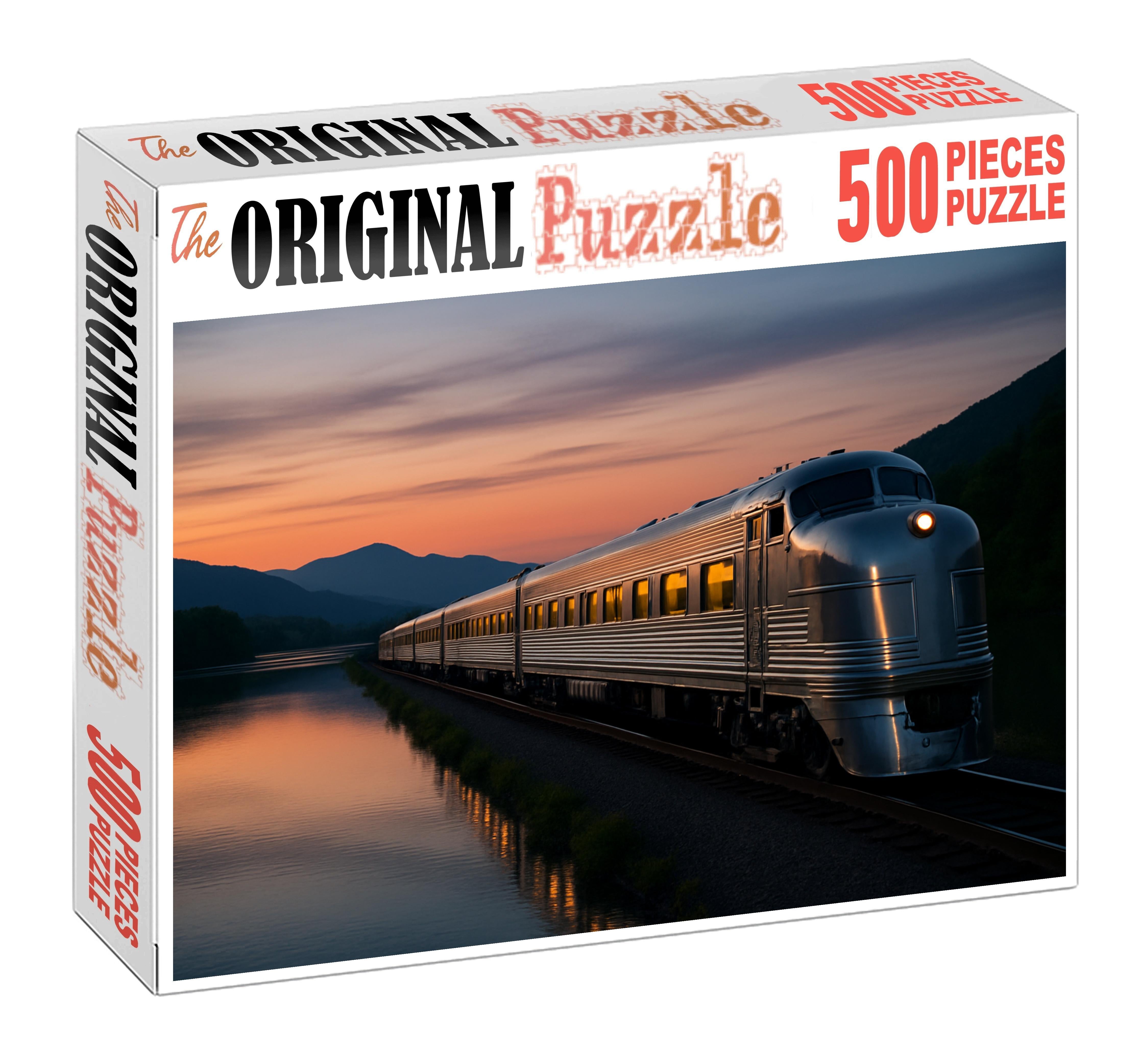 Silver Streamliner Sleeper 300 Piece Puzzle