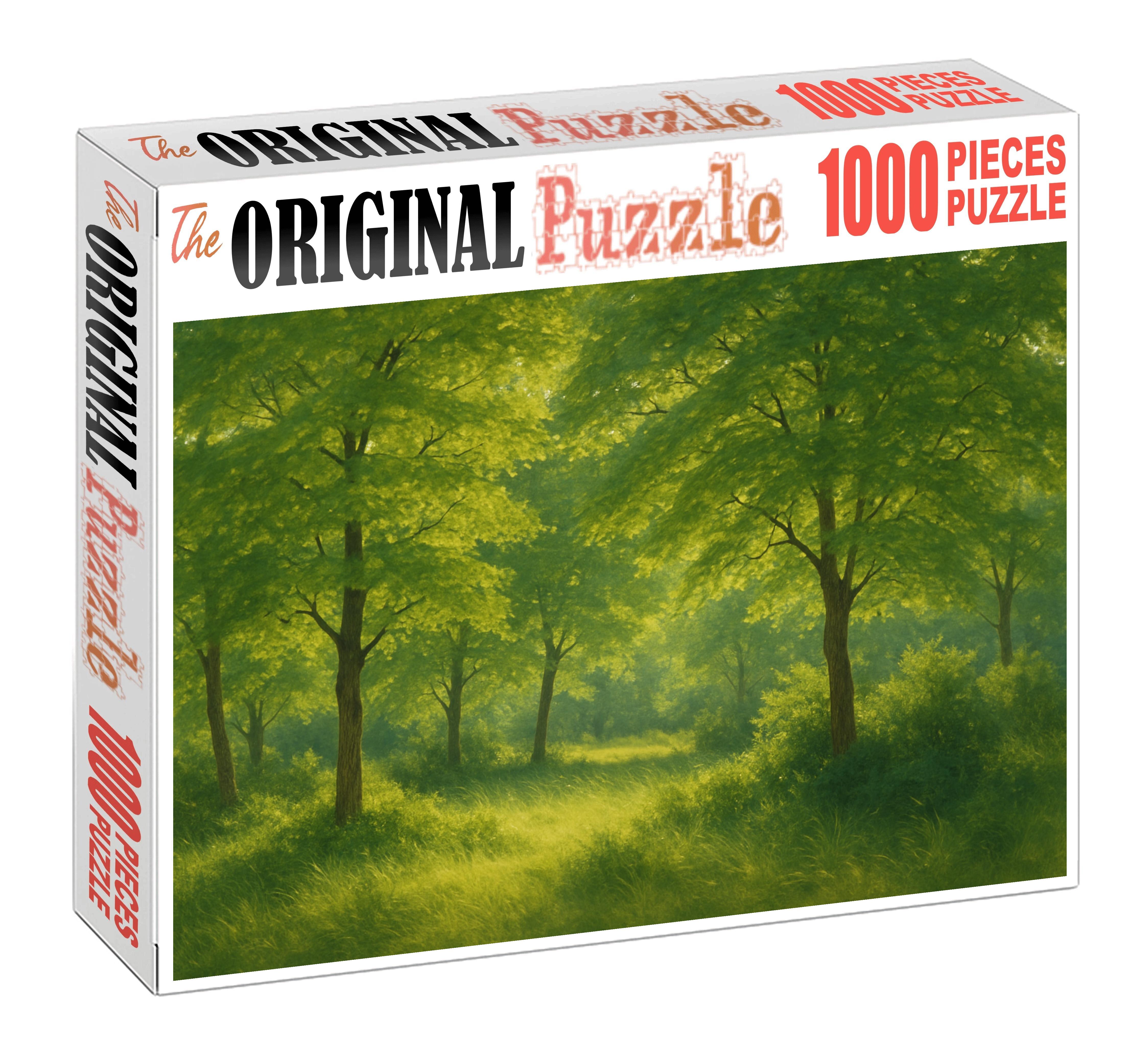 Emerald Breeze Woods Unique Puzzle Design
