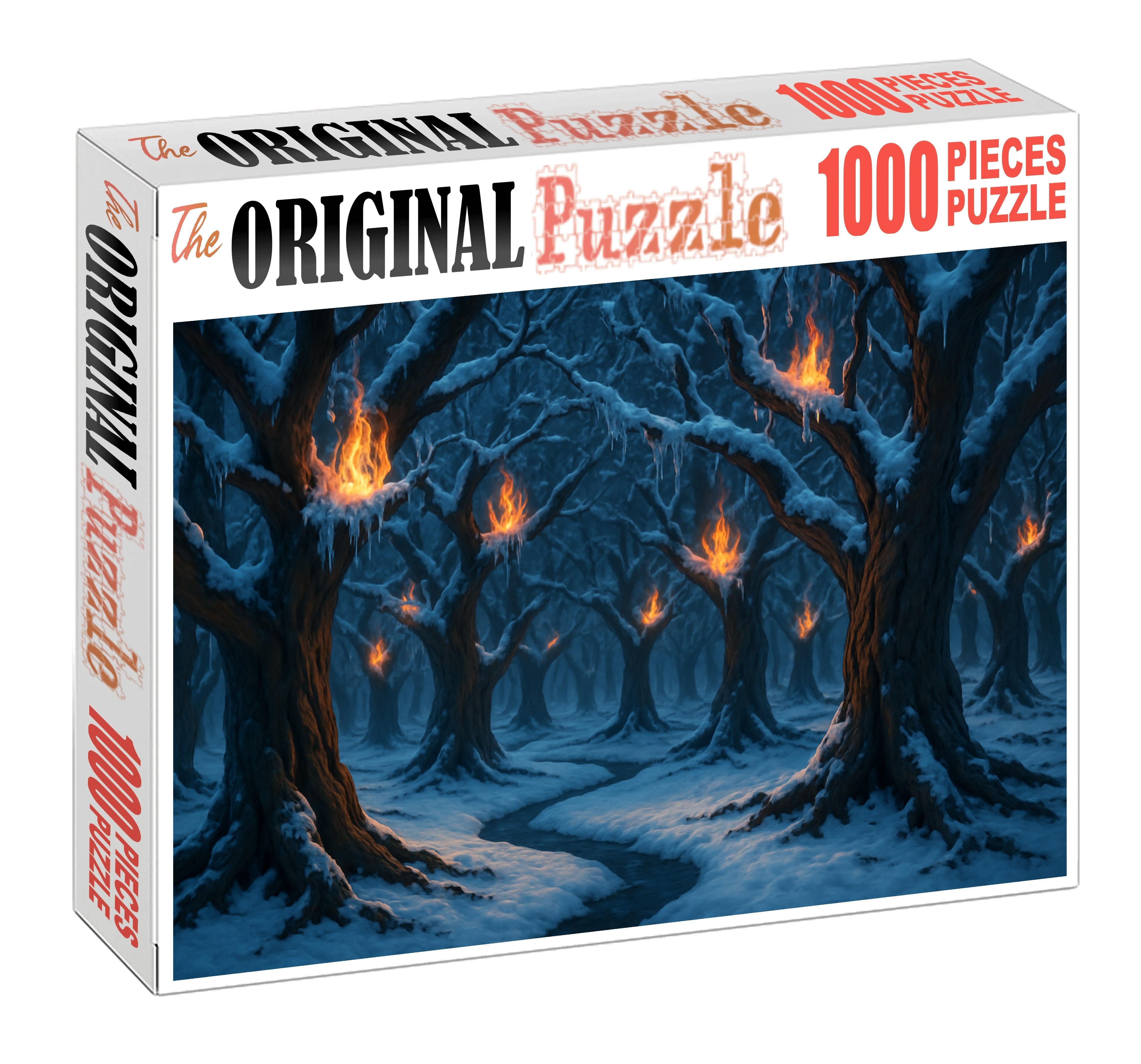 Ironwood Maze Of Frozen Flames 200 Piece Puzzle