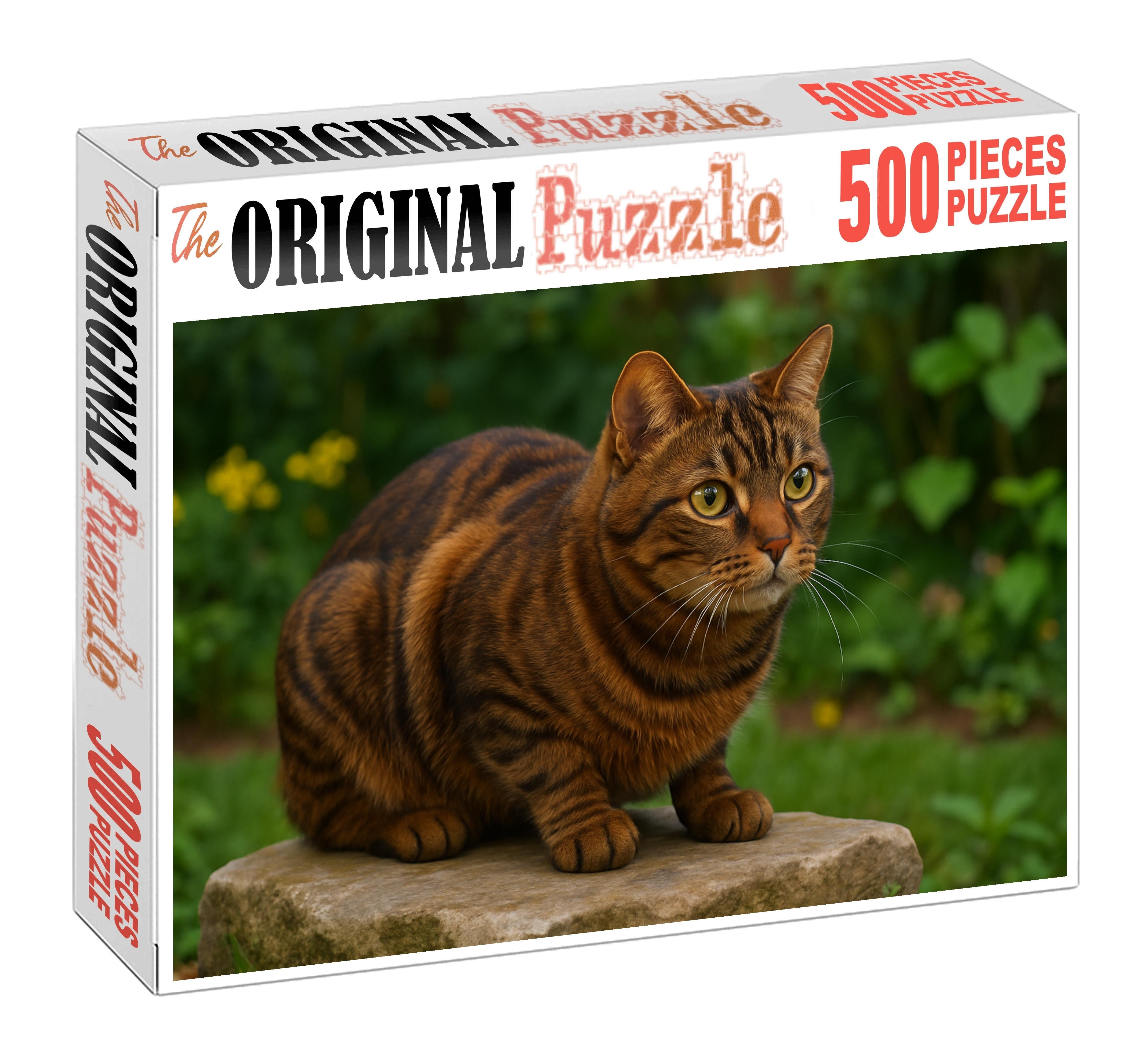 Chestnut Brindle Manx Puzzle Collection