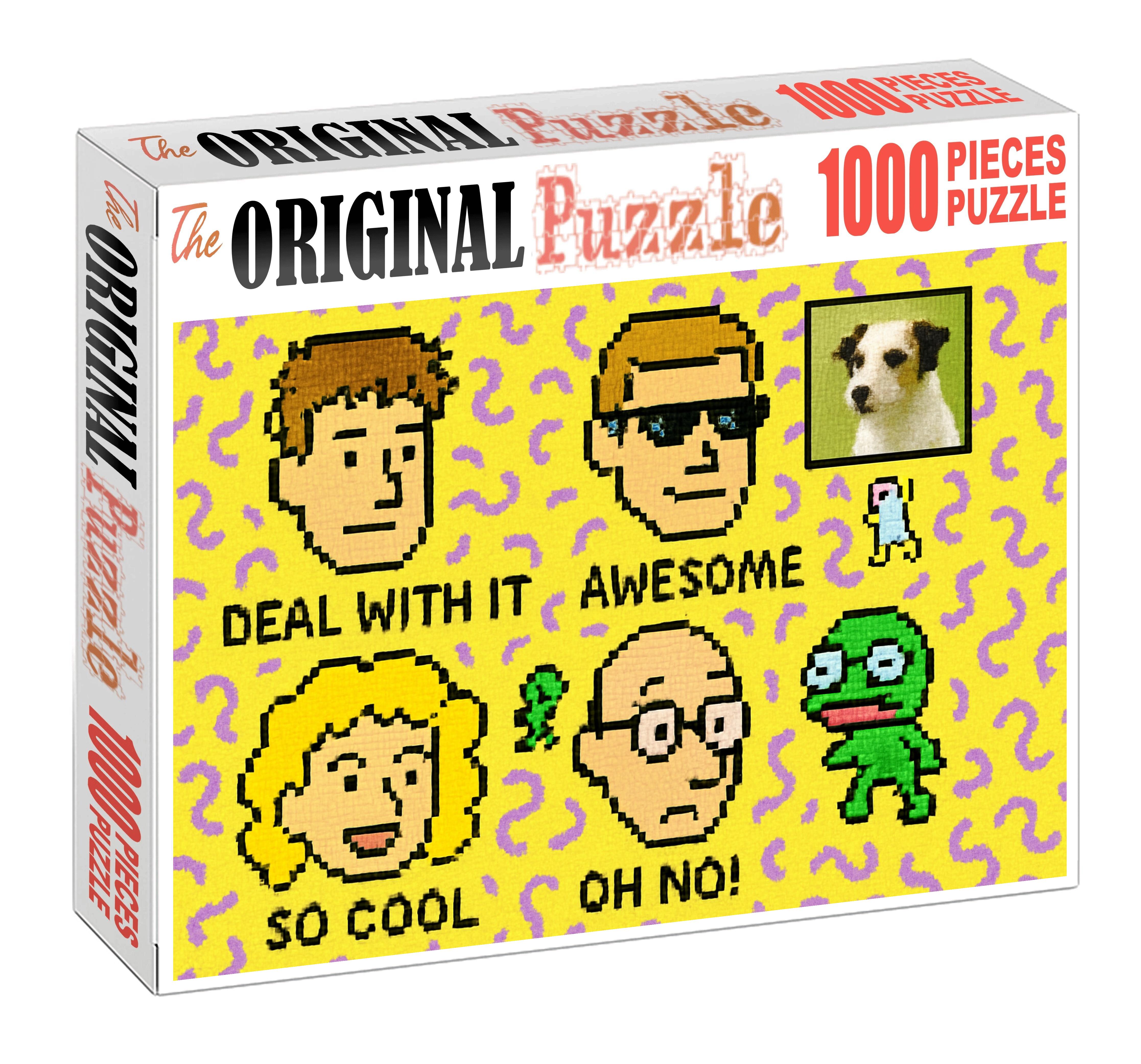 Retro Internet Meme Culture Viral Humor And Quirky Visuals Rooted In Early Web Aesthetics Easy Puzzles