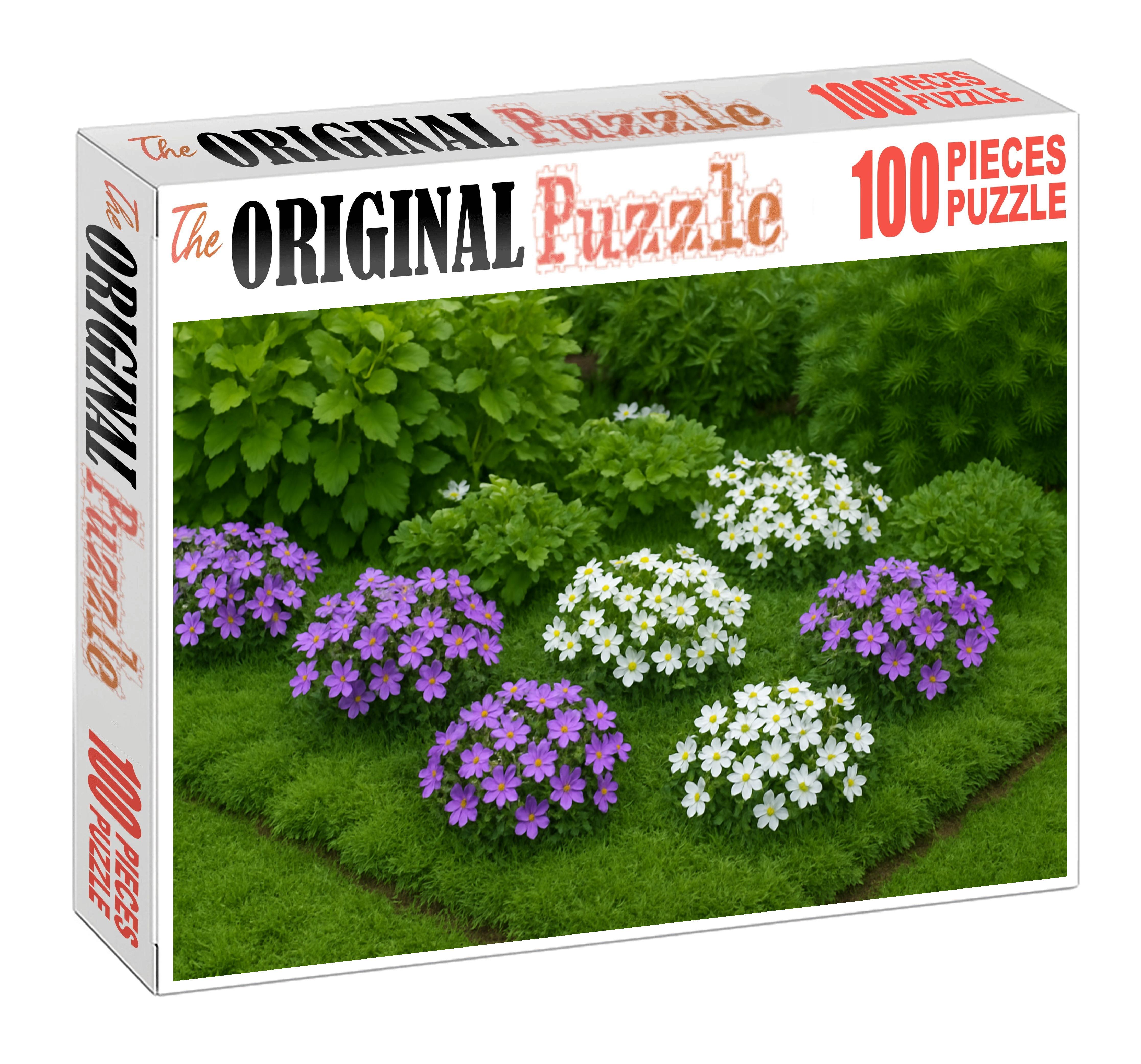 Rustic Herb And Blossom Border 100 Piece Puzzle