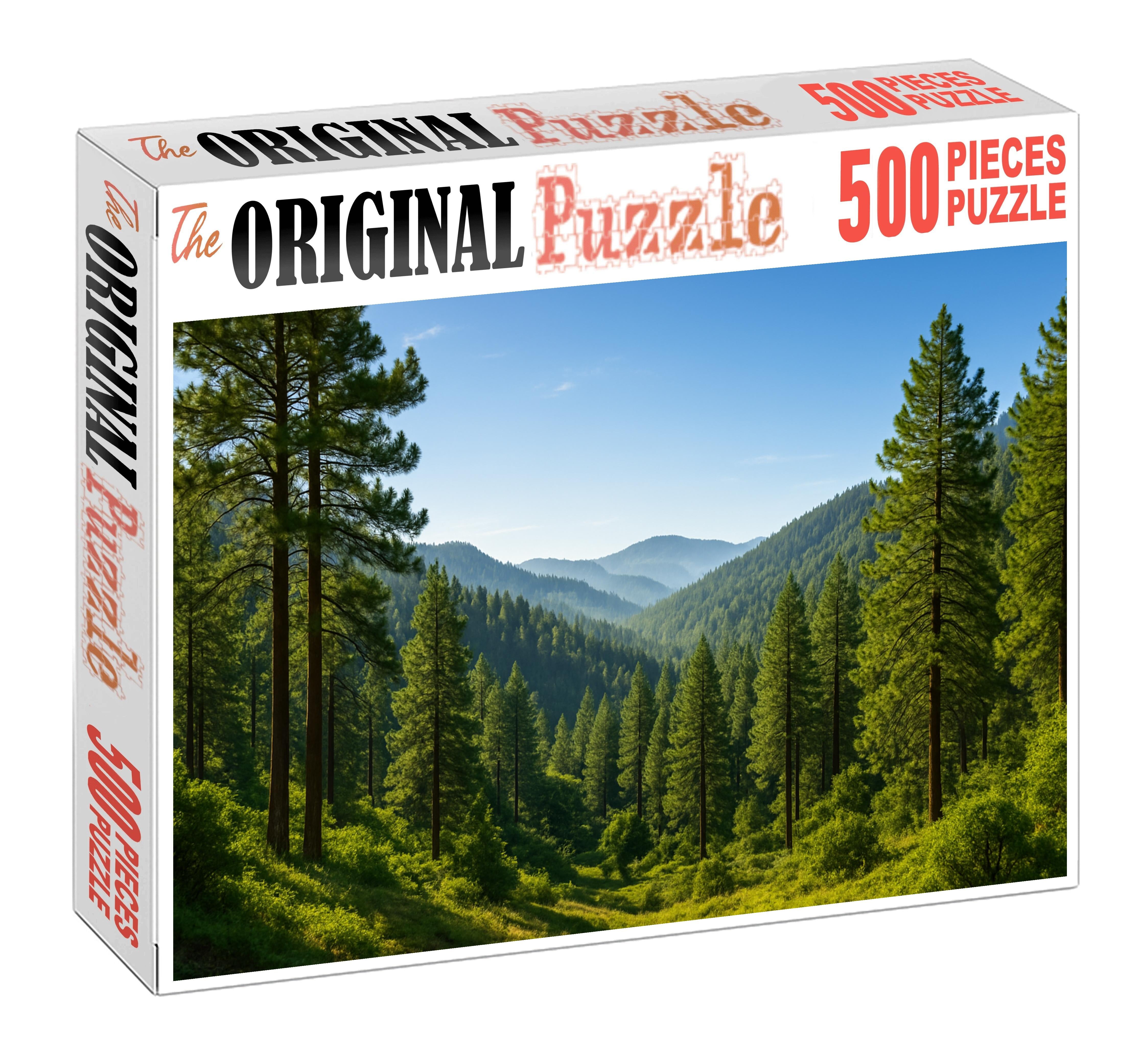 Whispering Pine Highlands Custom Jigsaw Puzzle