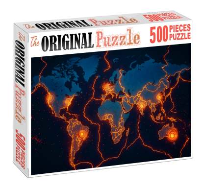 Tectonic Activity Layer Map Puzzle For Kids