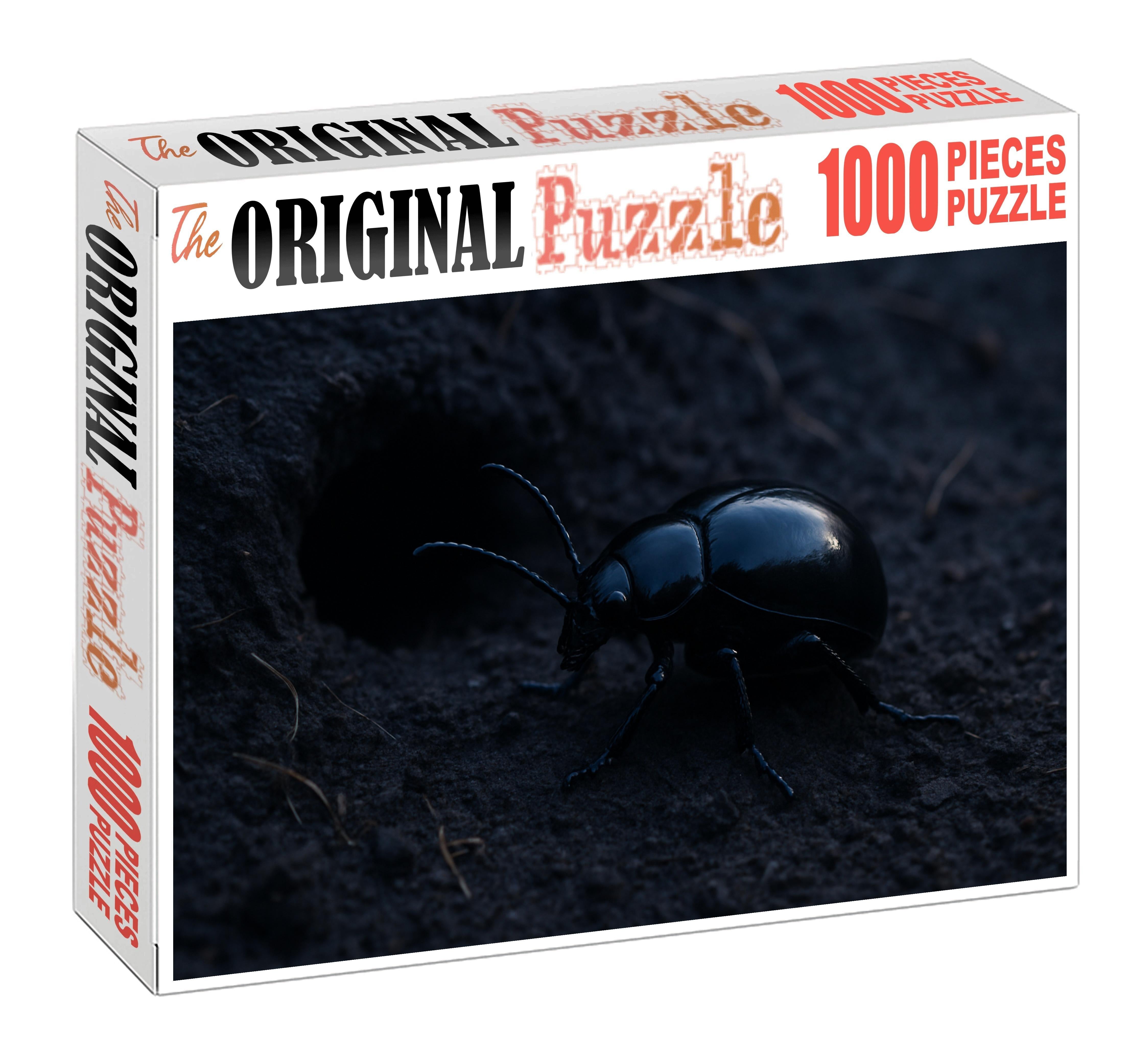 Obsidian Scaleback Hardened Insect With Reflective Carapace And Burrowing Habits 100 Piece Puzzle