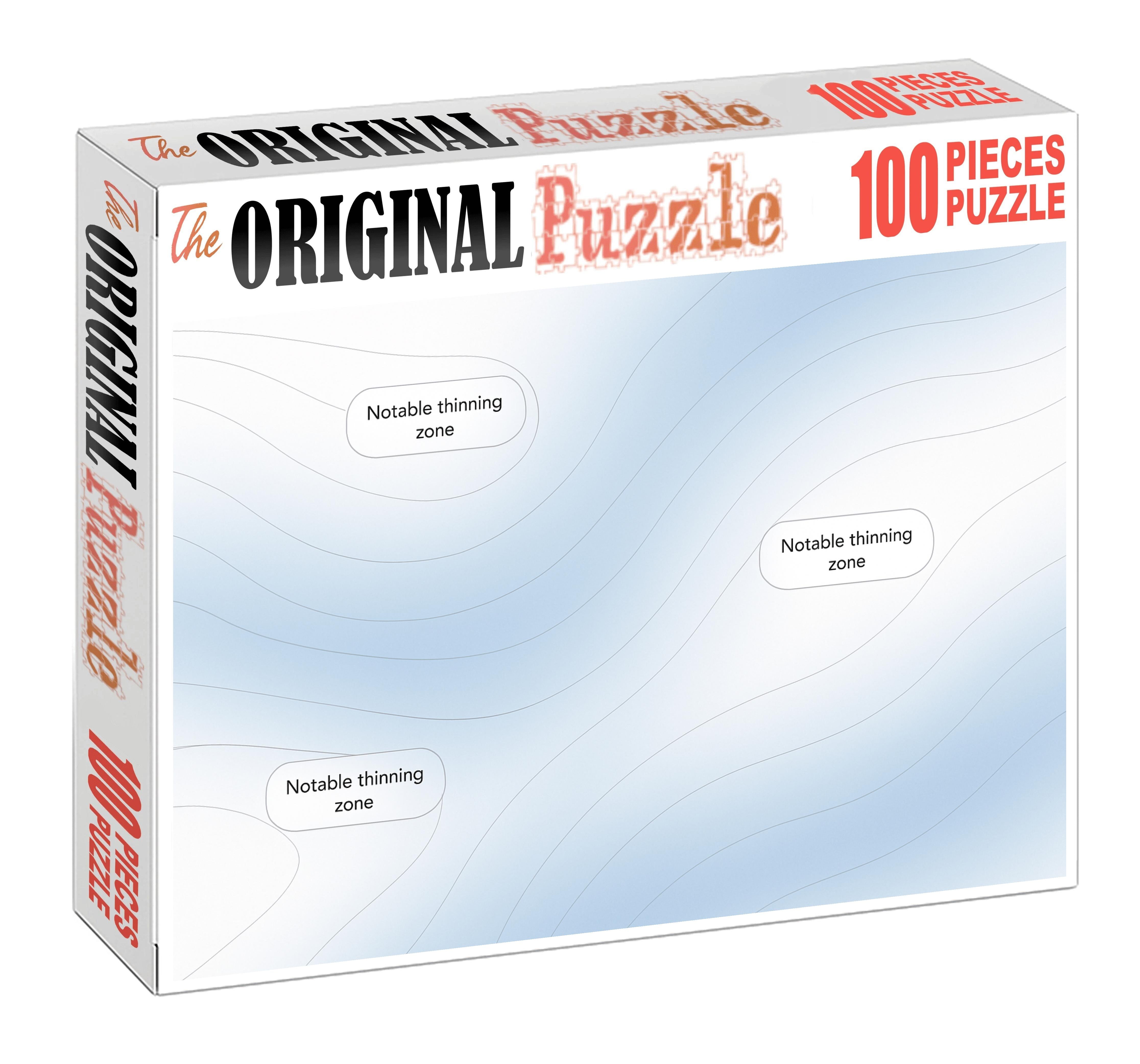Polar Ice Sheet Thickness Map Mini Puzzle