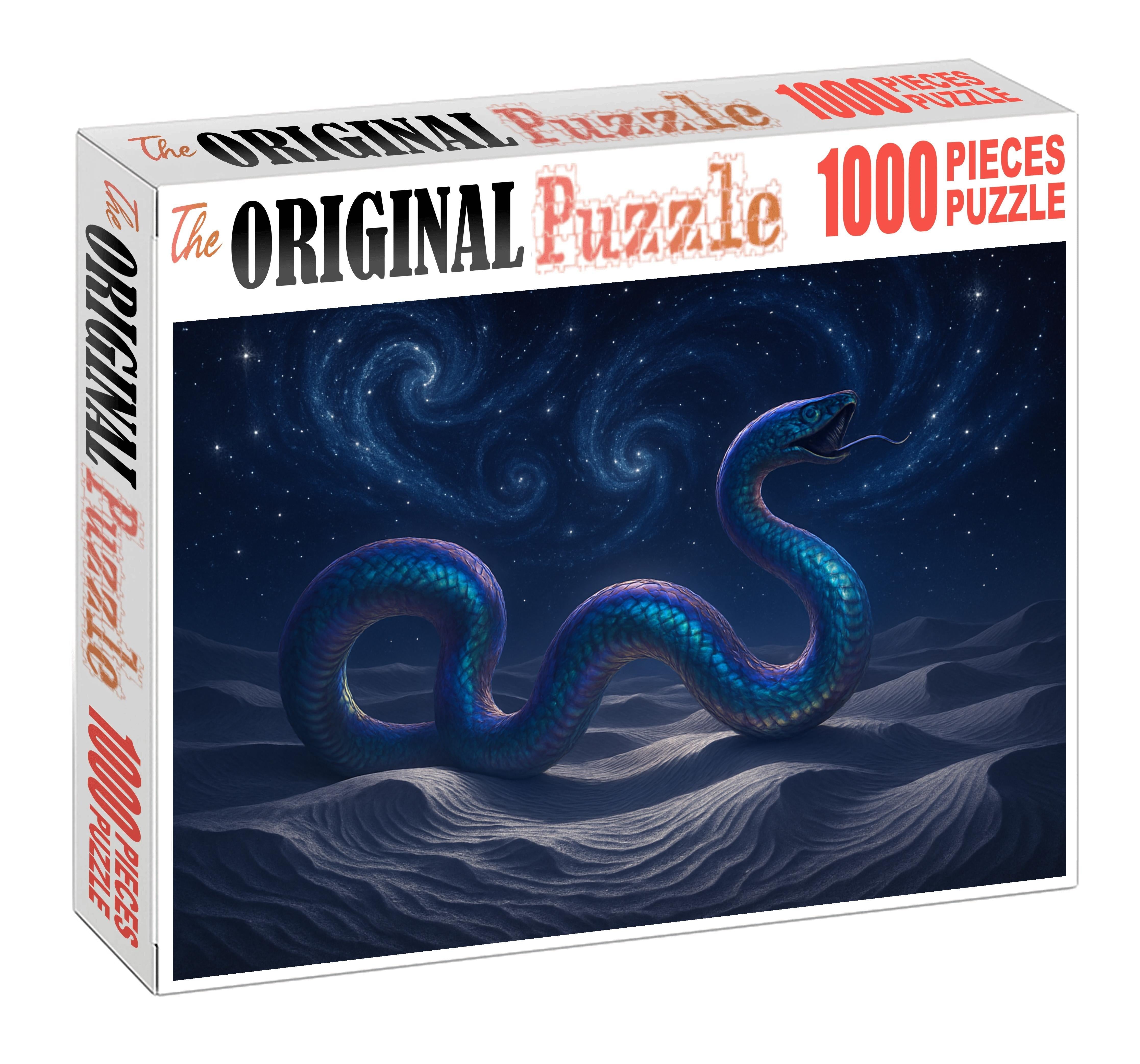 The Serpents Infinite Dance On Moonlit Sands 1000 Piece Puzzle