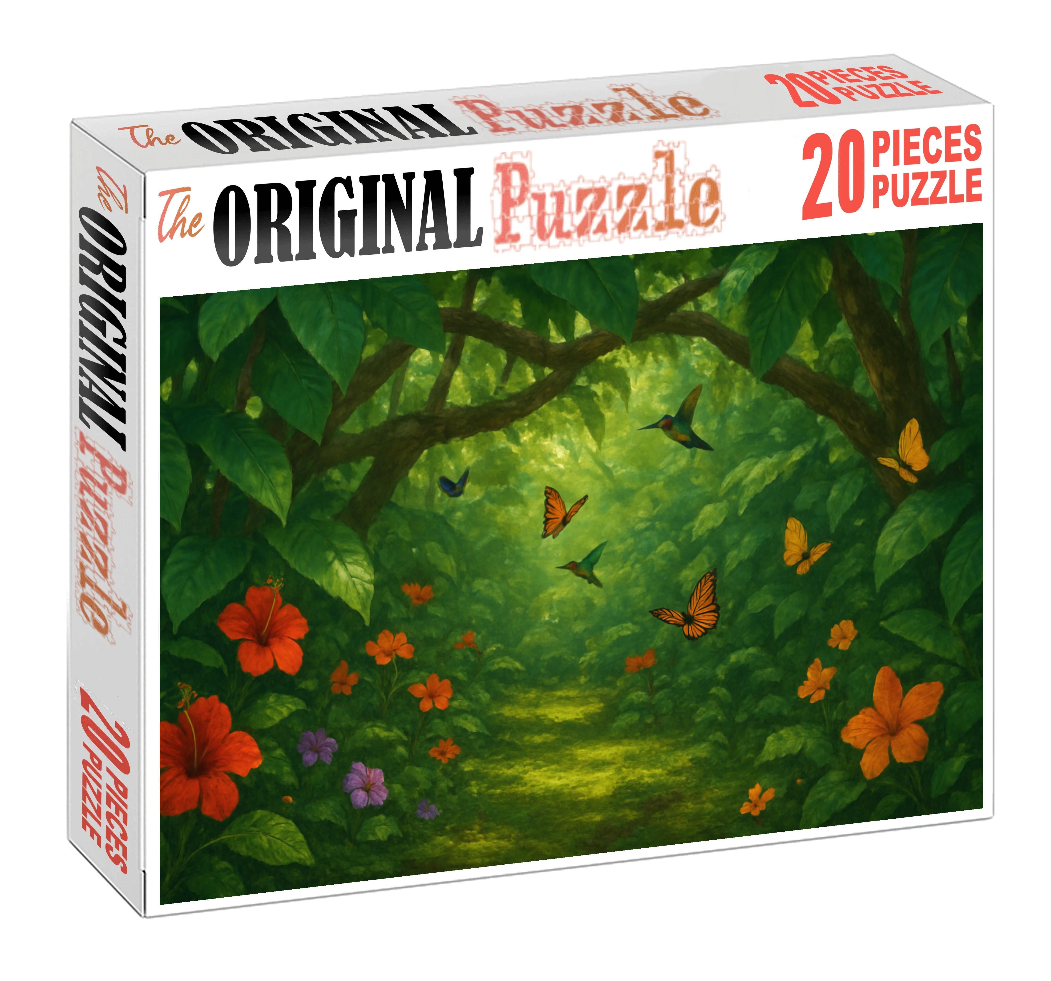 Verdant Rainforest Hollow 200 Piece Puzzle
