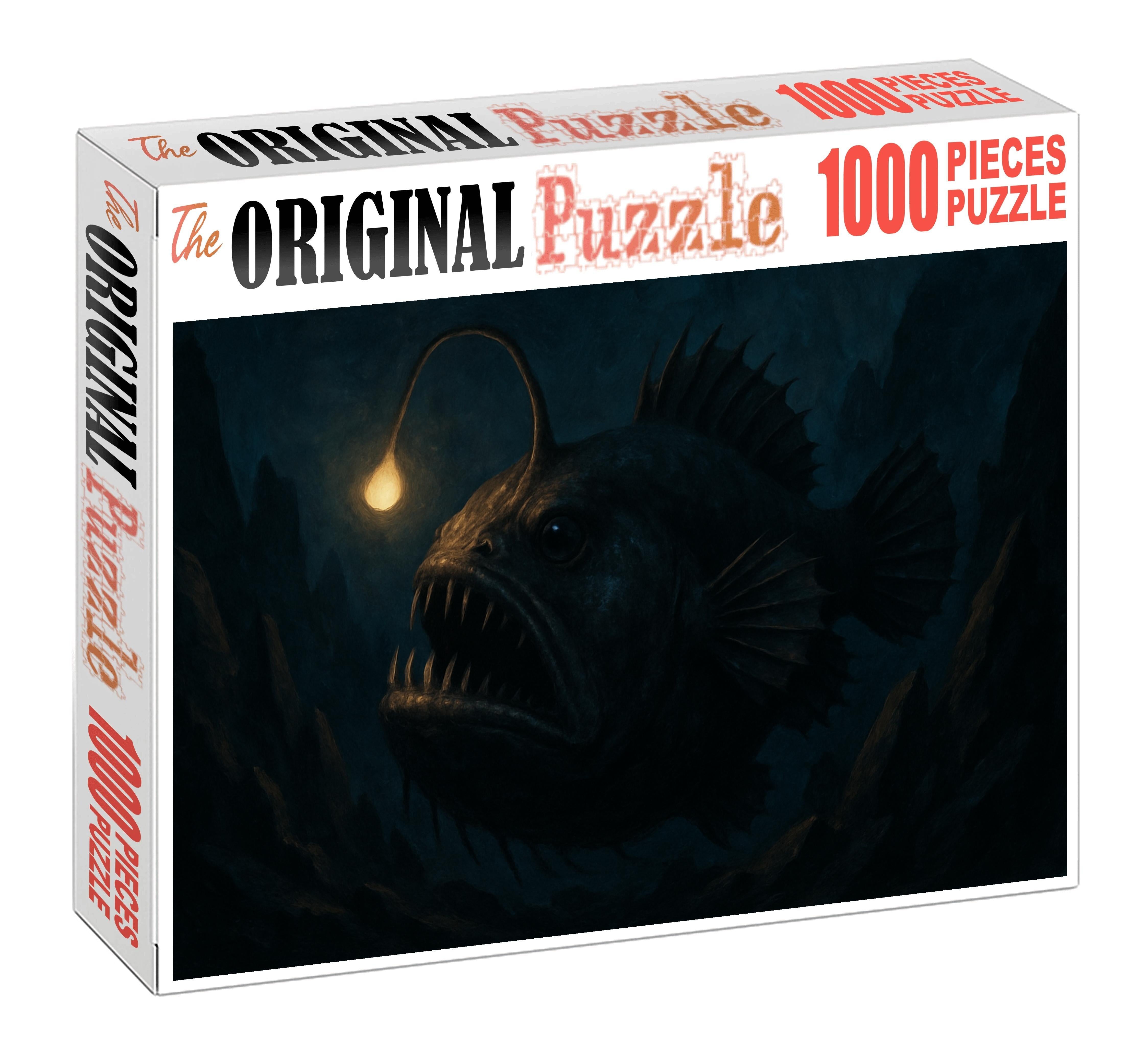 Celestial Glowfin Anglerfish Abyssal Predator With Luminous Lure 300 Piece Puzzle