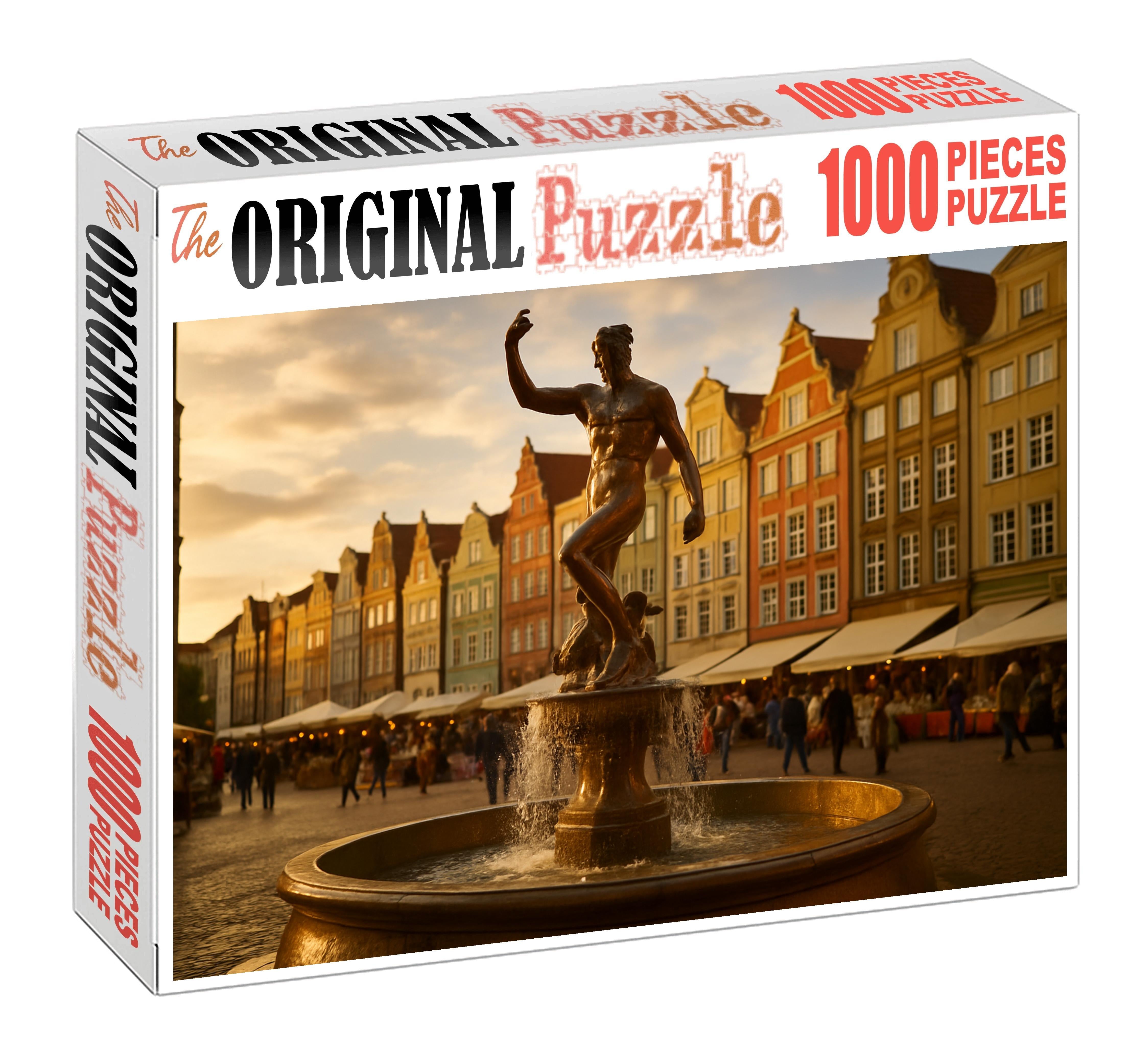 Neptune Fountain Located In Gdask Poland Recognized By 6107 Worldwide As A Symbol Of Maritime Heritage Easy Puzzles