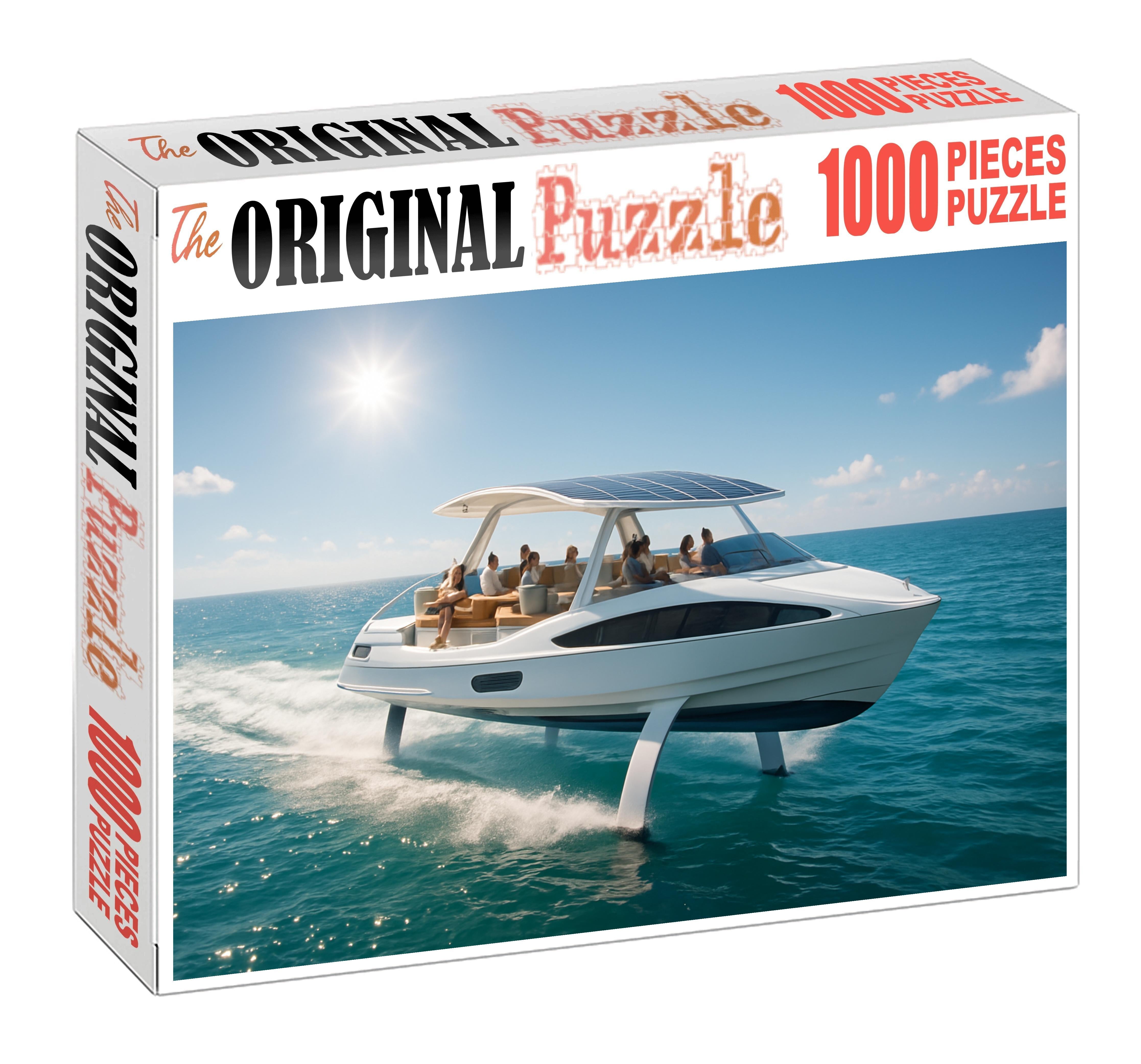 Solar Electric Hydrofoil Yacht Puzzle For Adults