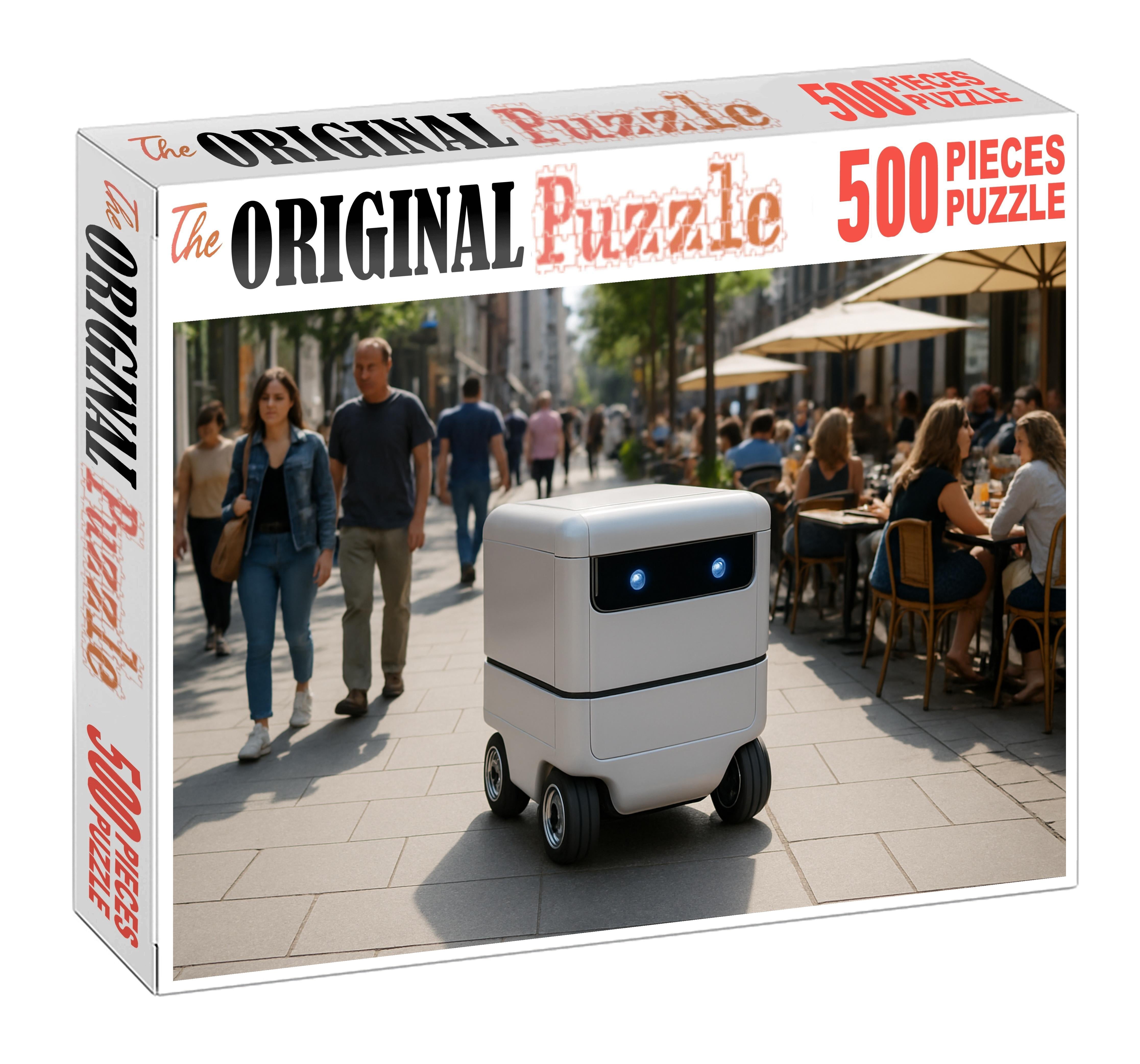 Autonomous Electric Cargo Robot Puzzle For Kids