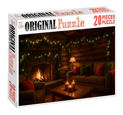 Winter Hearthside Glow 300 Piece Puzzle