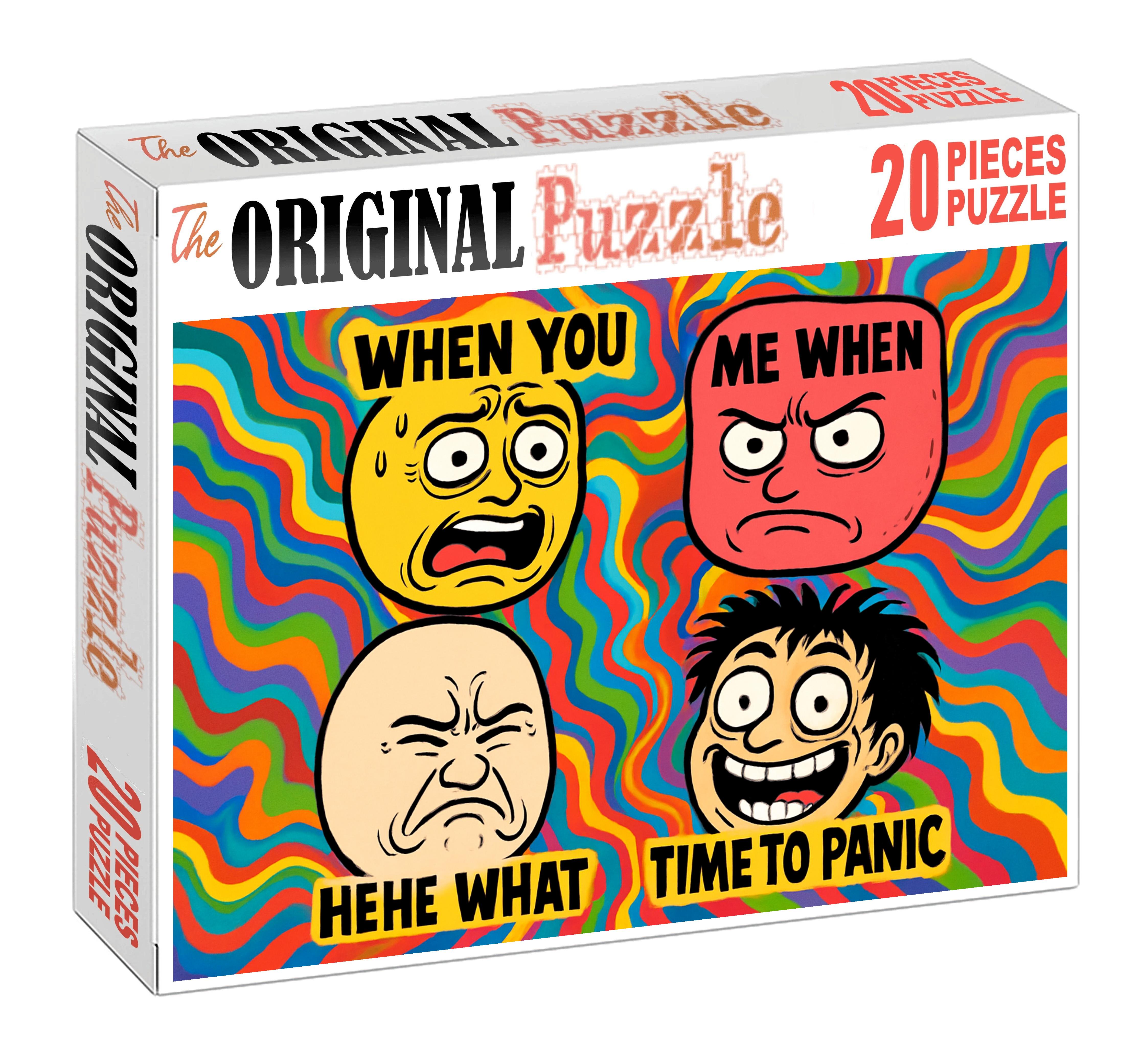 Internet Meme Lore Viral Icons And Digital Humor Phenomena 20 Piece Puzzle