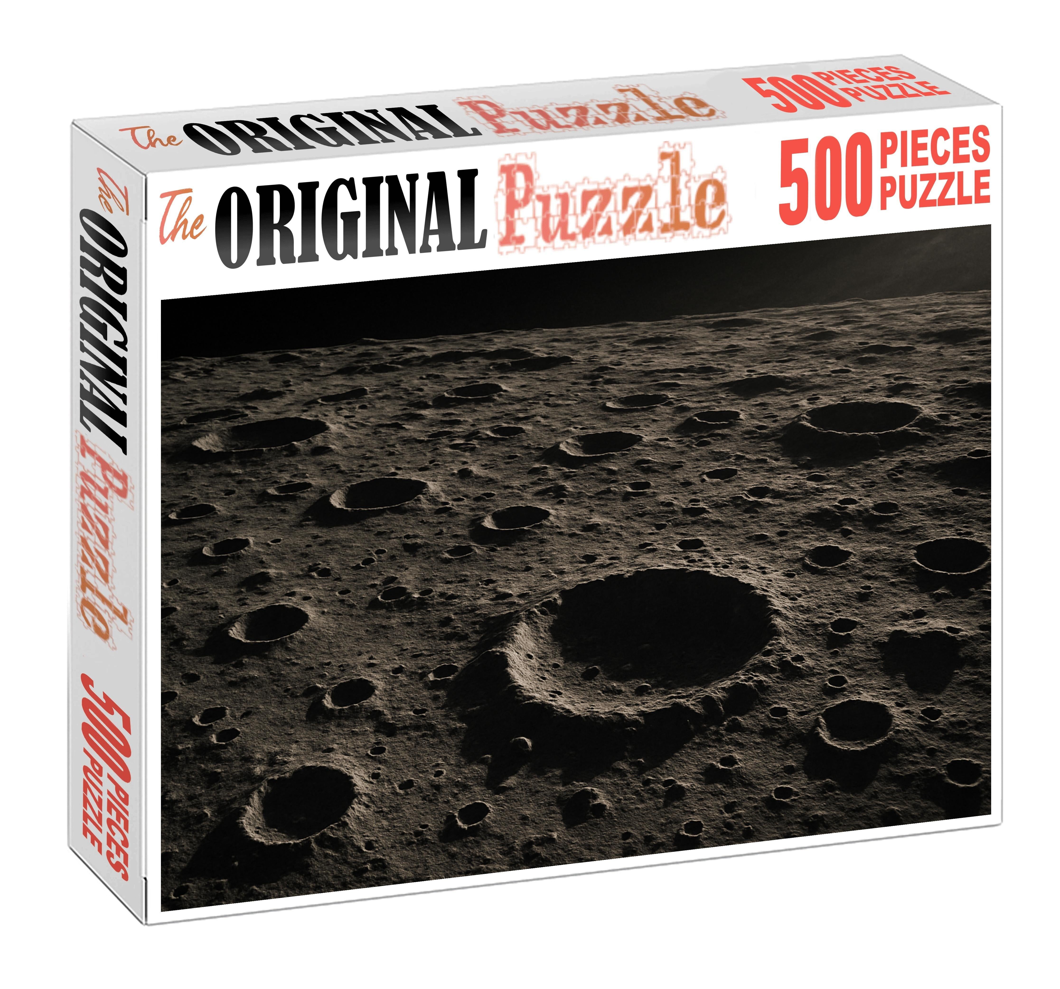 Cratered Moon Plateau Unique Puzzle Design