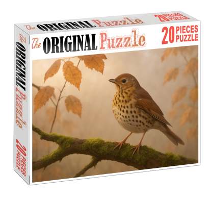 Dusky Thrush The Autumn Forest Songster Unique Puzzle Design
