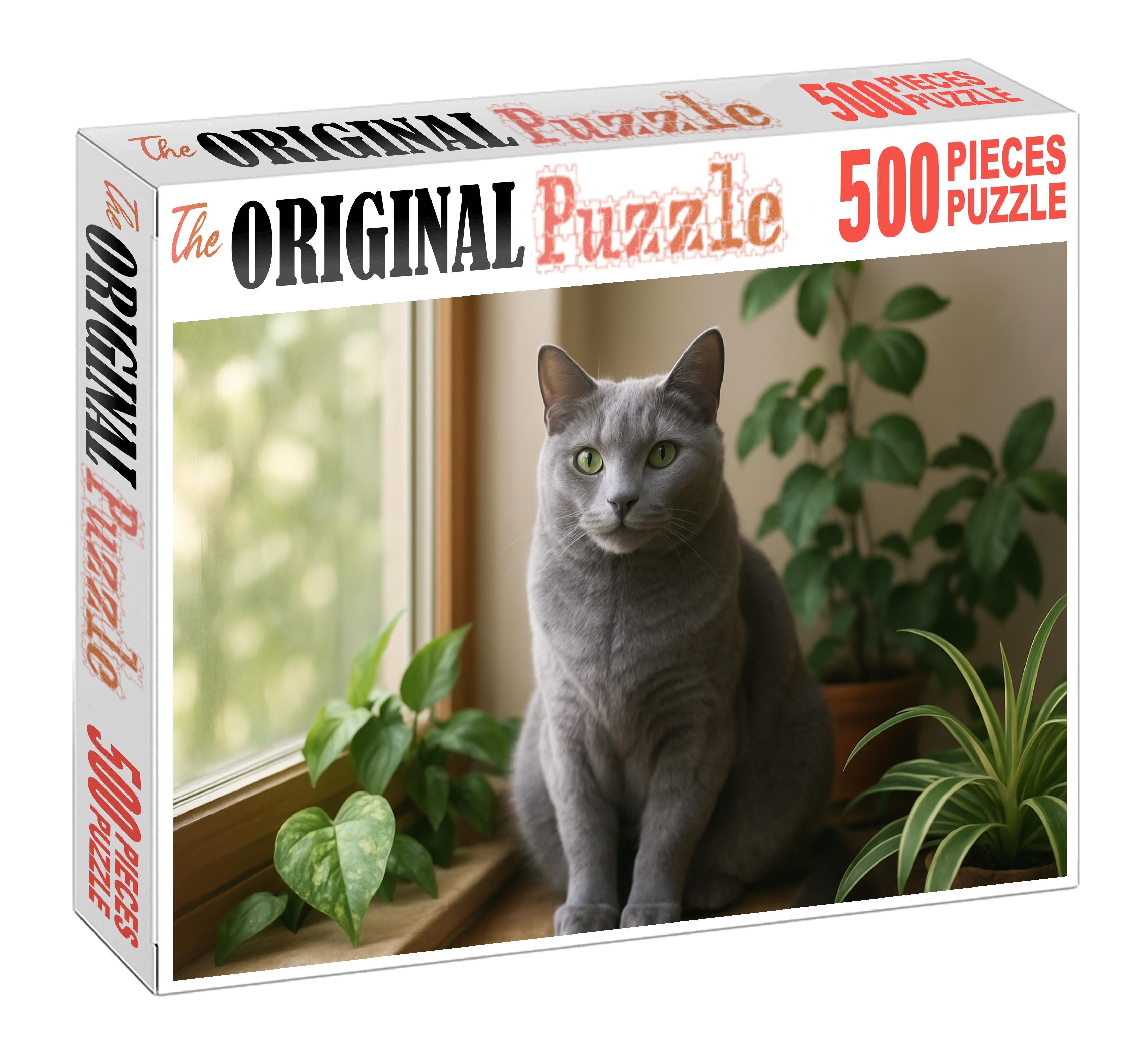 Velvet Twilight Plush Blue-gray With Serene Presence Family Puzzles