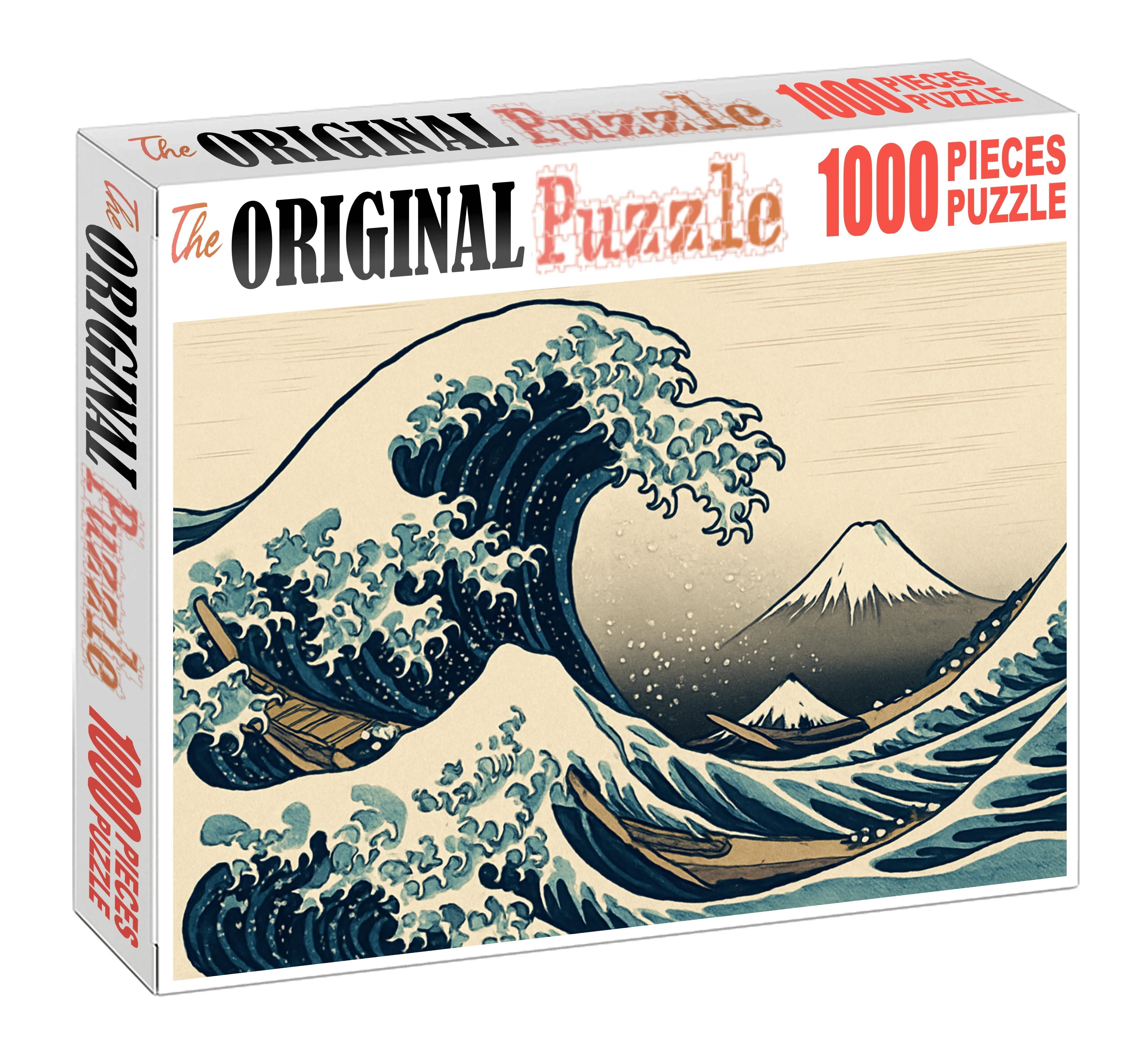 The Great Wave Puzzle For Kids
